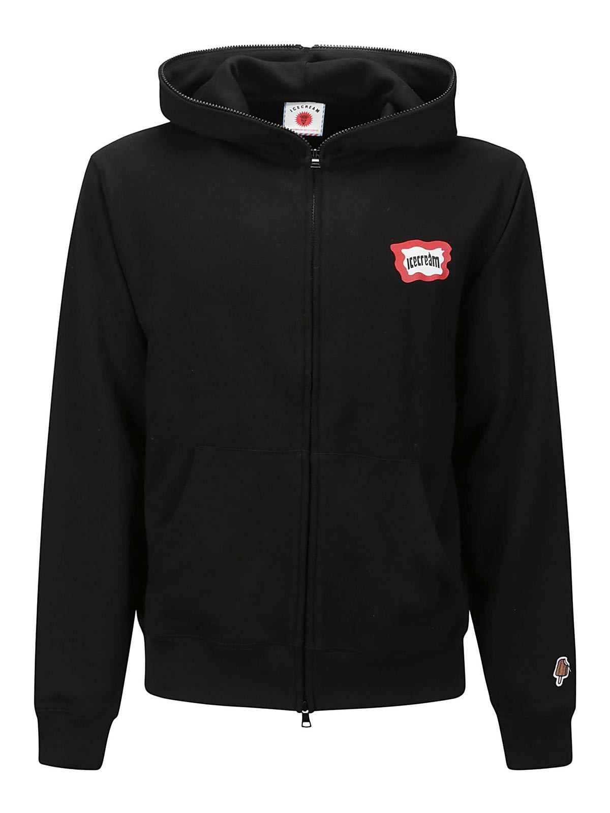 Roundabout Zip Through Hood IC24452BLACK (ICECREAM / スウェット・フーディー ) | ICECREAM (アイスクリーム)
