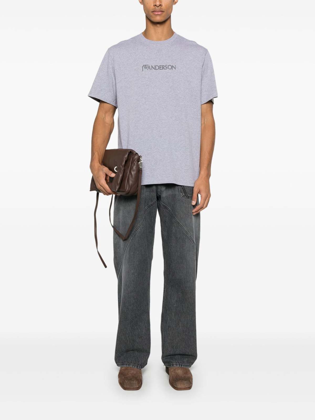 Flocked-Logo T-Shirt JT0258PG1510907 (JW Anderson / Tシャツ・カットソー ) | JW Anderson (ジェイダブリュー アンダーソン)(3)