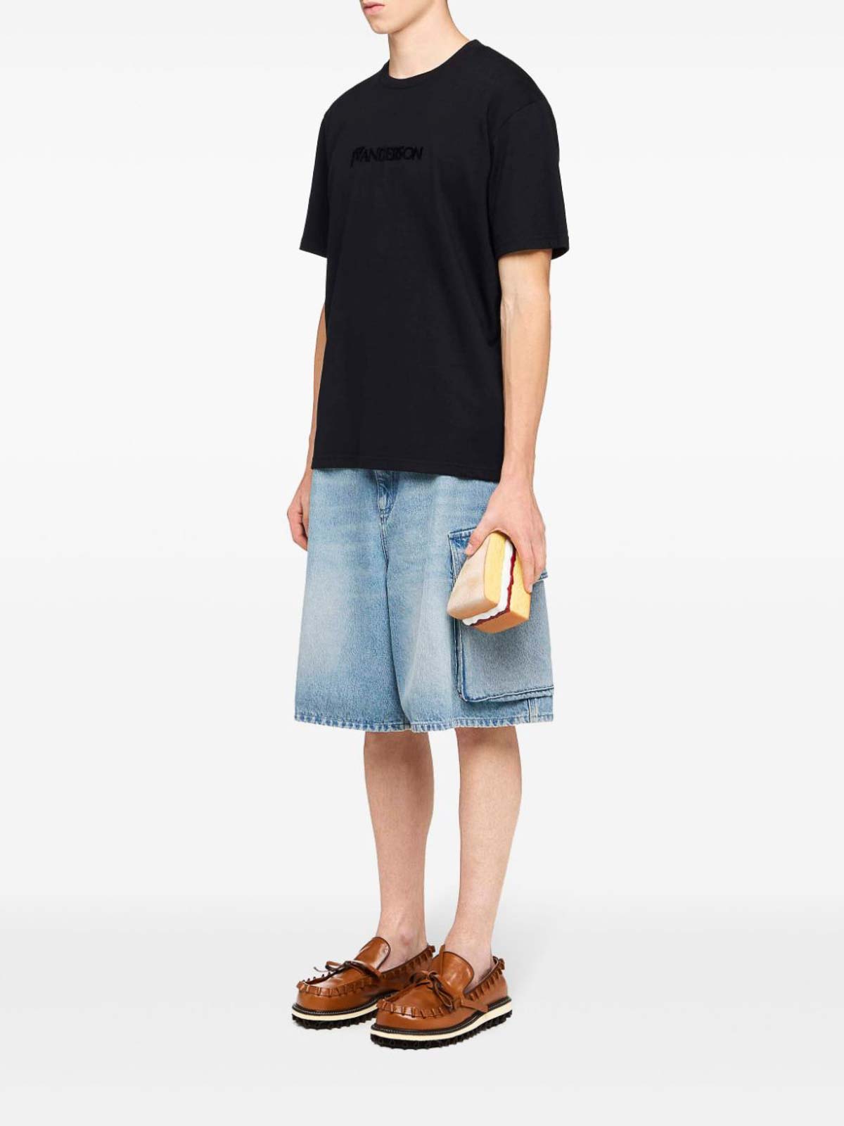 Logo-Embroidered T-Shirt JT0258PG1510999 (JW Anderson / Tシャツ・カットソー ) | JW Anderson (ジェイダブリュー アンダーソン)(2)