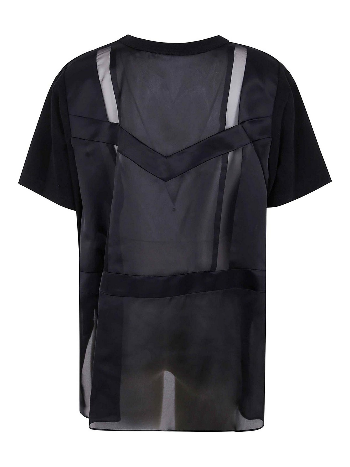 Nylon Twill Mix Cotton Jersey T-Shirt 2507690001 (sacai / Tシャツ・カットソー ) | sacai (サカイ)(1)