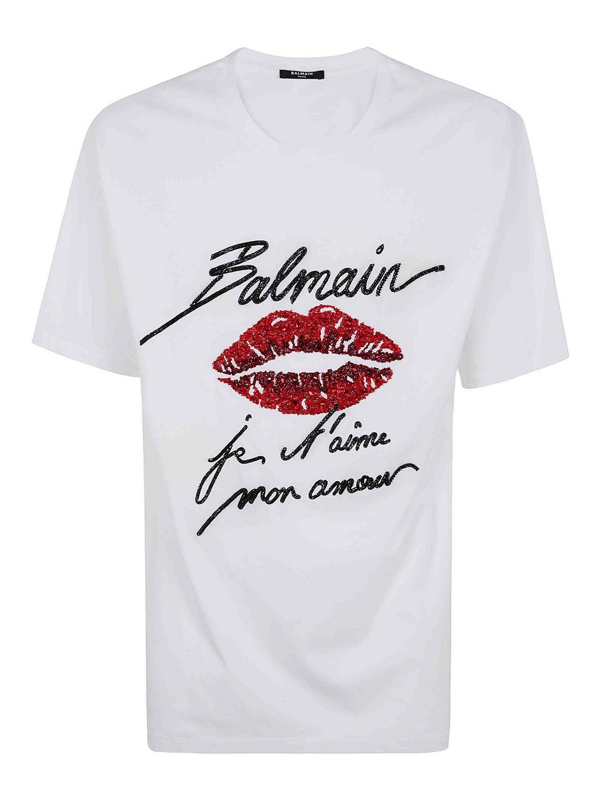 Embroidere T-shirt EH1EH170PC74GQV (Balmain / Tシャツ・カットソー ) | Balmain (バルマン)
