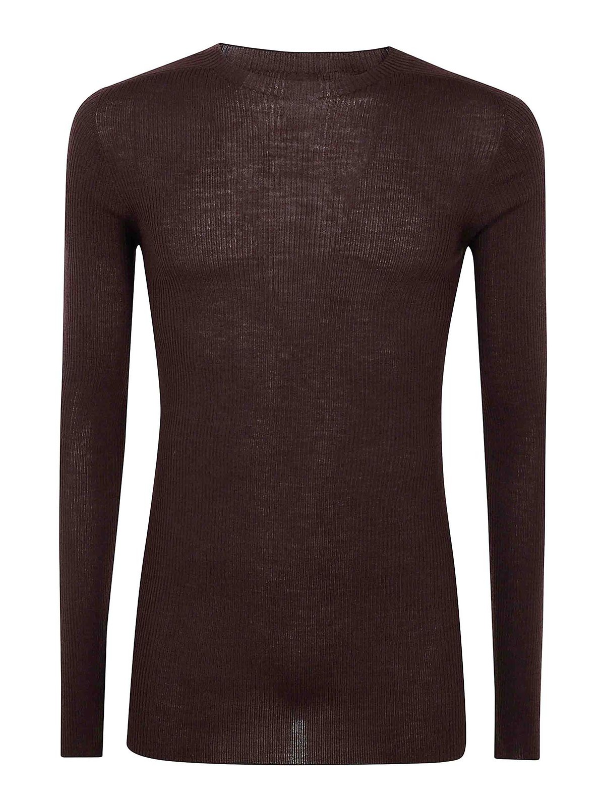 Ribbed Round Neck Sweater RU01E5637RIBM14 (Rick Owens / ニット・セーター・カーディガン ) | Rick Owens (リック オウエンス)