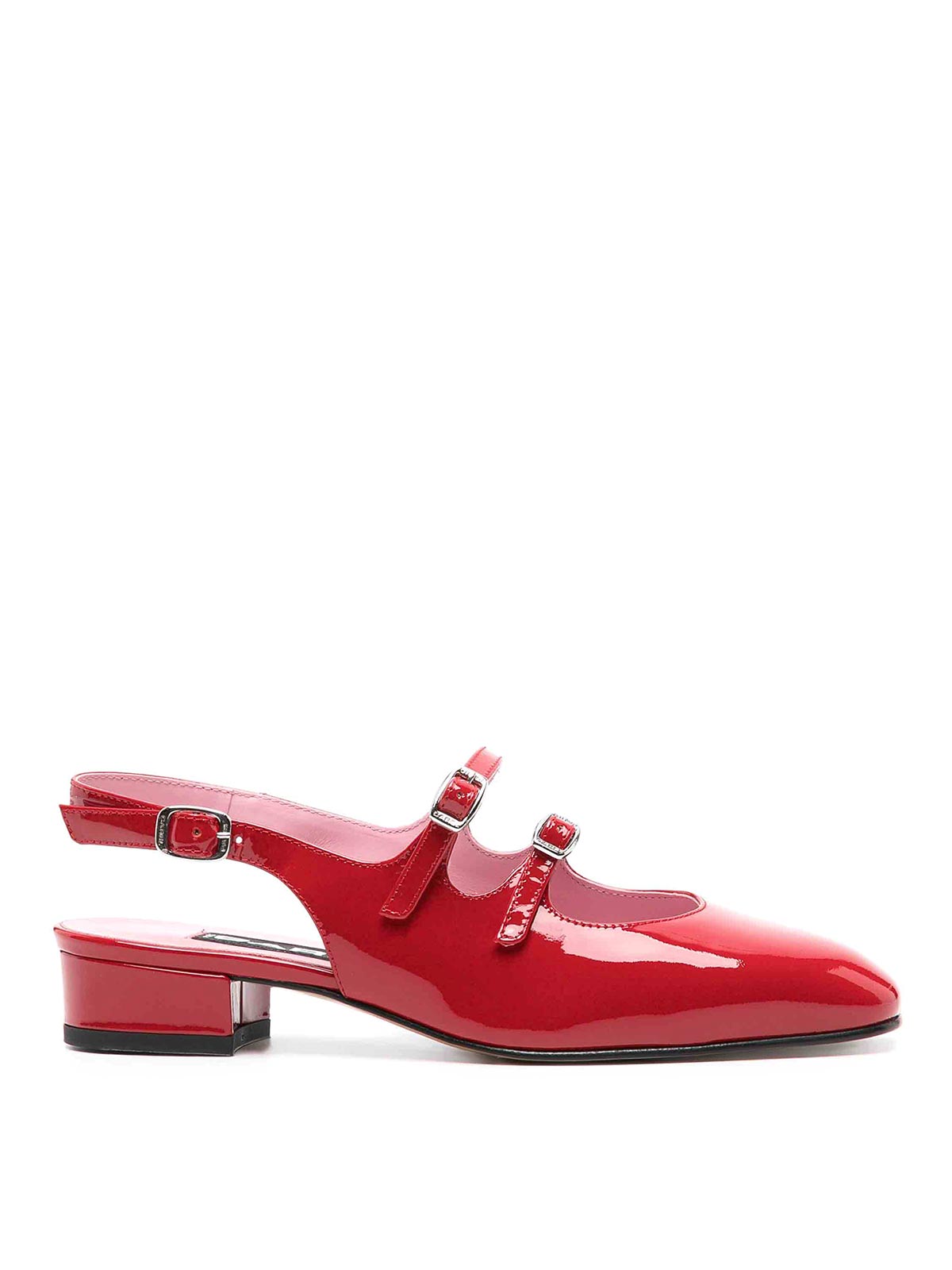 Peche Sling Back Flat Decollete` 001355RED (CAREL PARIS / パンプス・ハイヒール ) | CAREL PARIS (カレル パリ)