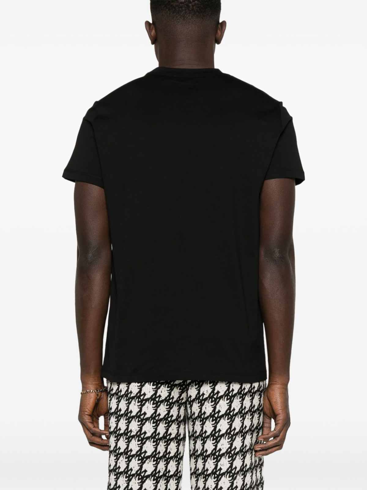 Balmain T-shirt and black polo EH1EF000GD84EADNOIROR (Balmain / Tシャツ・カットソー ) | Balmain (バルマン)(1)