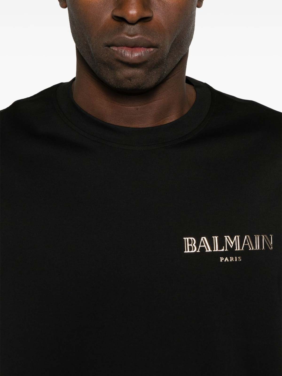 Balmain T-shirt and black polo EH1EF000GD84EADNOIROR (Balmain / Tシャツ・カットソー ) | Balmain (バルマン)(2)