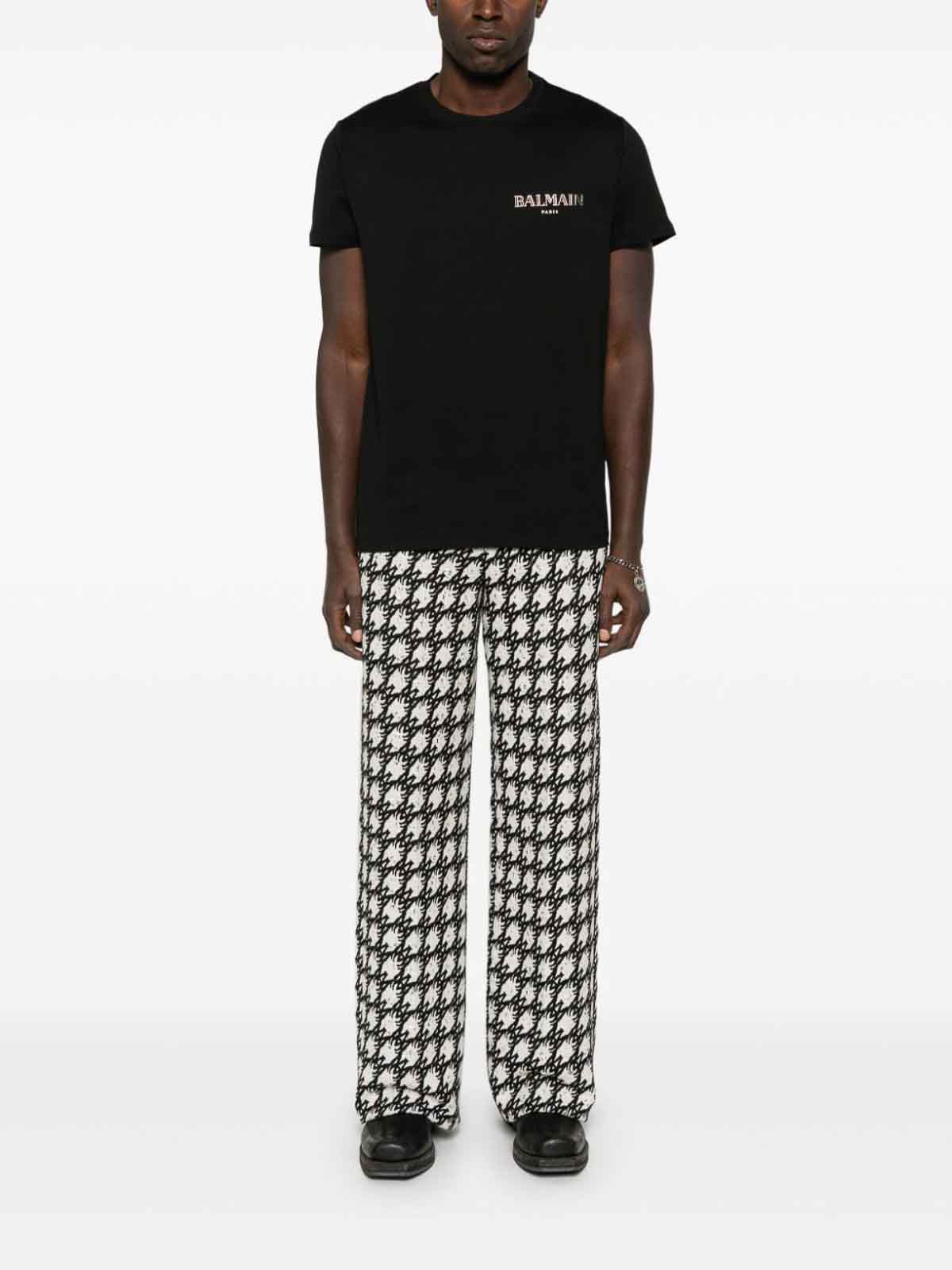 Balmain T-shirt and black polo EH1EF000GD84EADNOIROR (Balmain / Tシャツ・カットソー ) | Balmain (バルマン)(3)