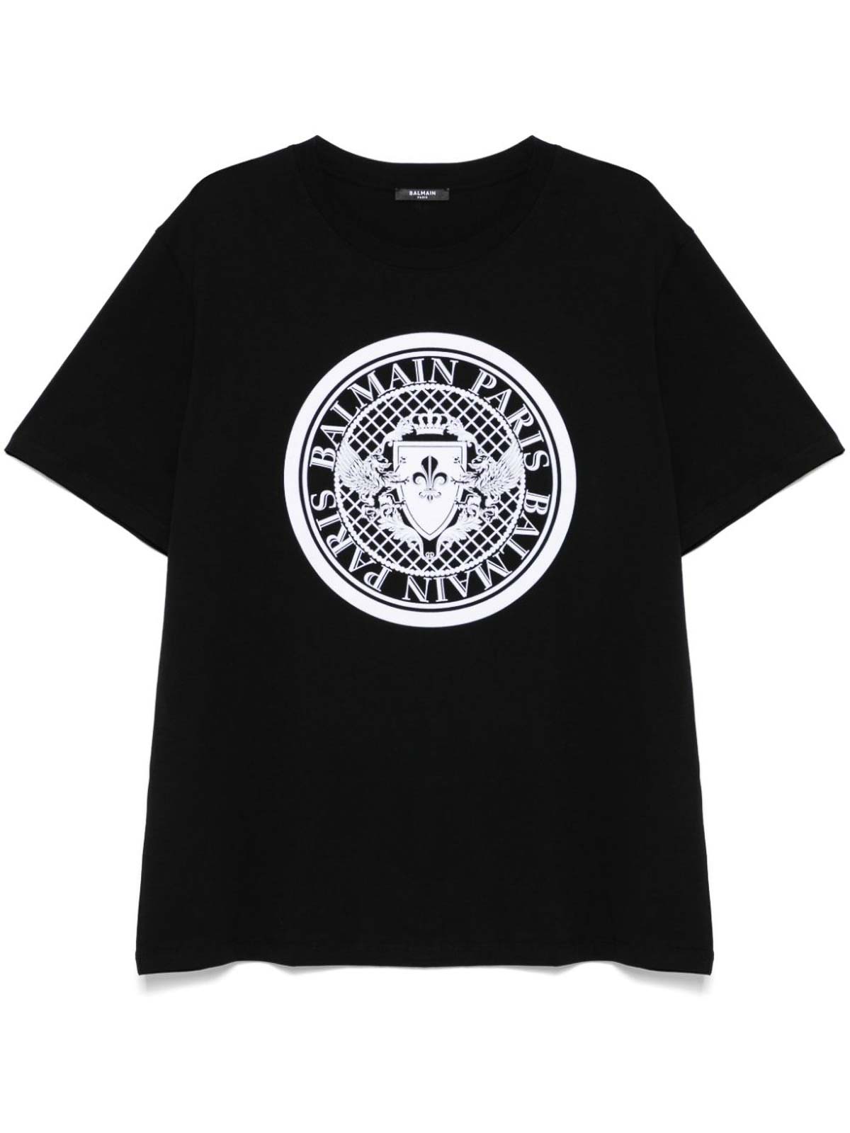 Printed T-shirt EH1EG010BB17EABNOIRBLANC (Balmain / Tシャツ・カットソー ) | Balmain (バルマン)(2)