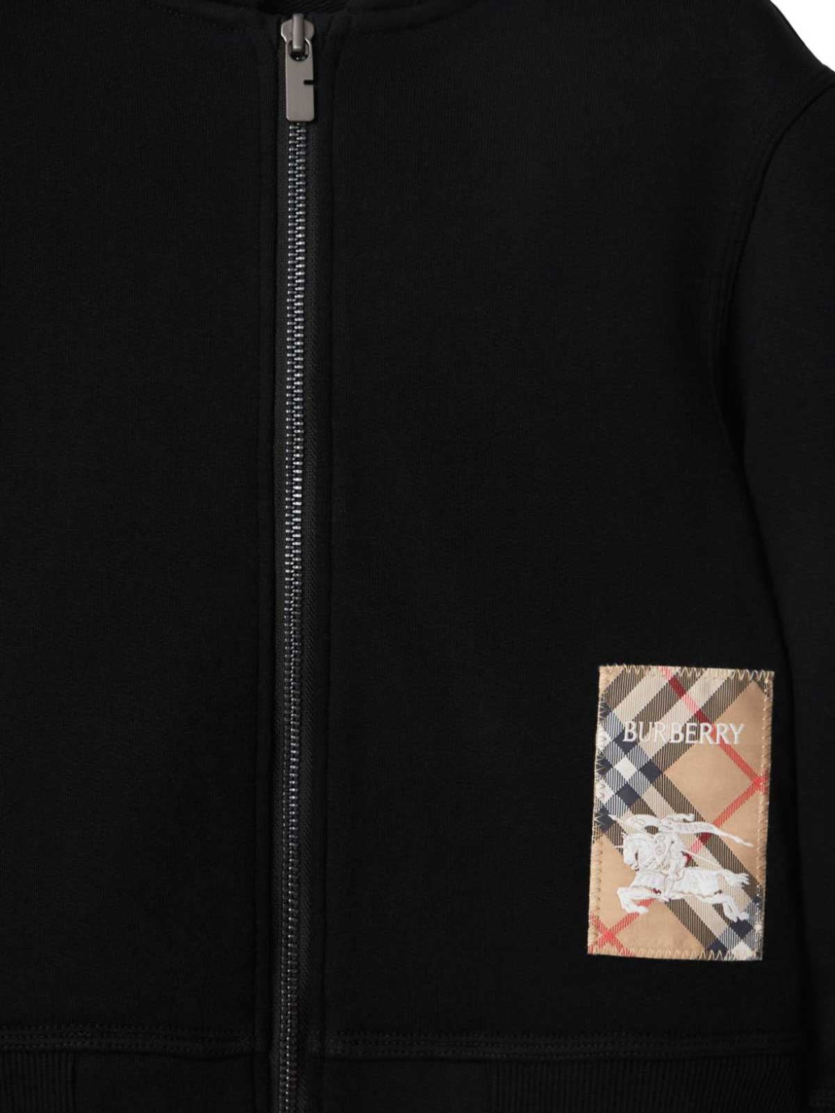 Checked applique sweatshirt 8100199A1189BLACK (Burberry / スウェット・フーディー ) | Burberry (バーバリー)(2)