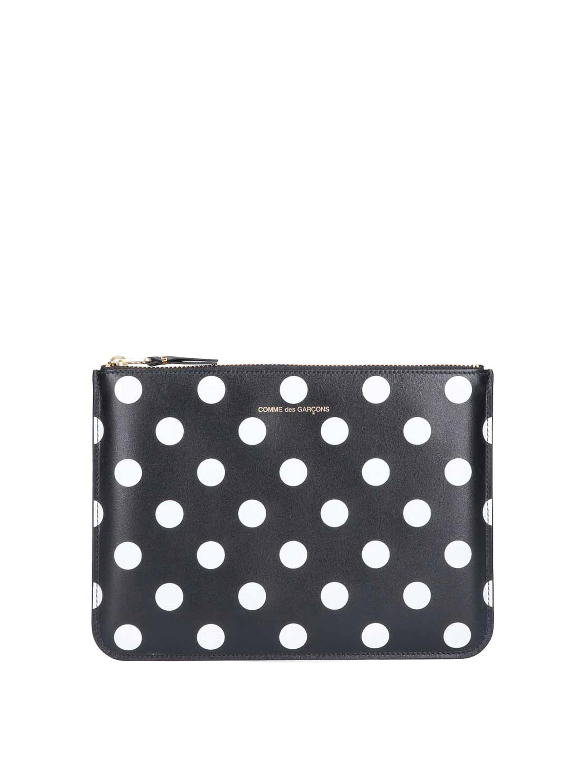 Polka Dot Zip Wallet SA5100PDBLK (Comme Des Garçons / 財布・カードケース ) | Comme Des Garçons (コムデギャルソン)