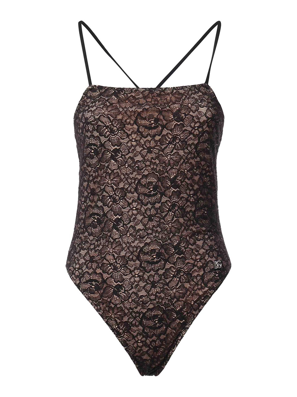 Lace One-Piece Swimsuit O9A03JFLUAIN0000 (Dolce & Gabbana / スイムウェア ) | Dolce & Gabbana (ドルチェガッバーナ)