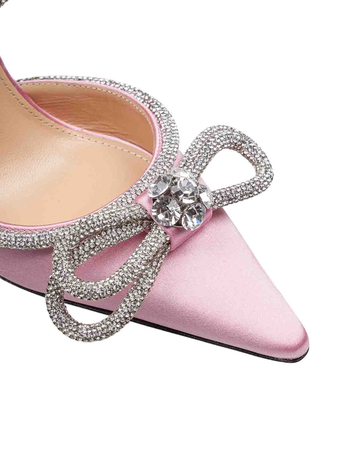 Double satin decollete with rhinestone bow FW200245 (MACH & MACH / パンプス・ハイヒール ) | MACH & MACH (マッハ&マッハ)(2)