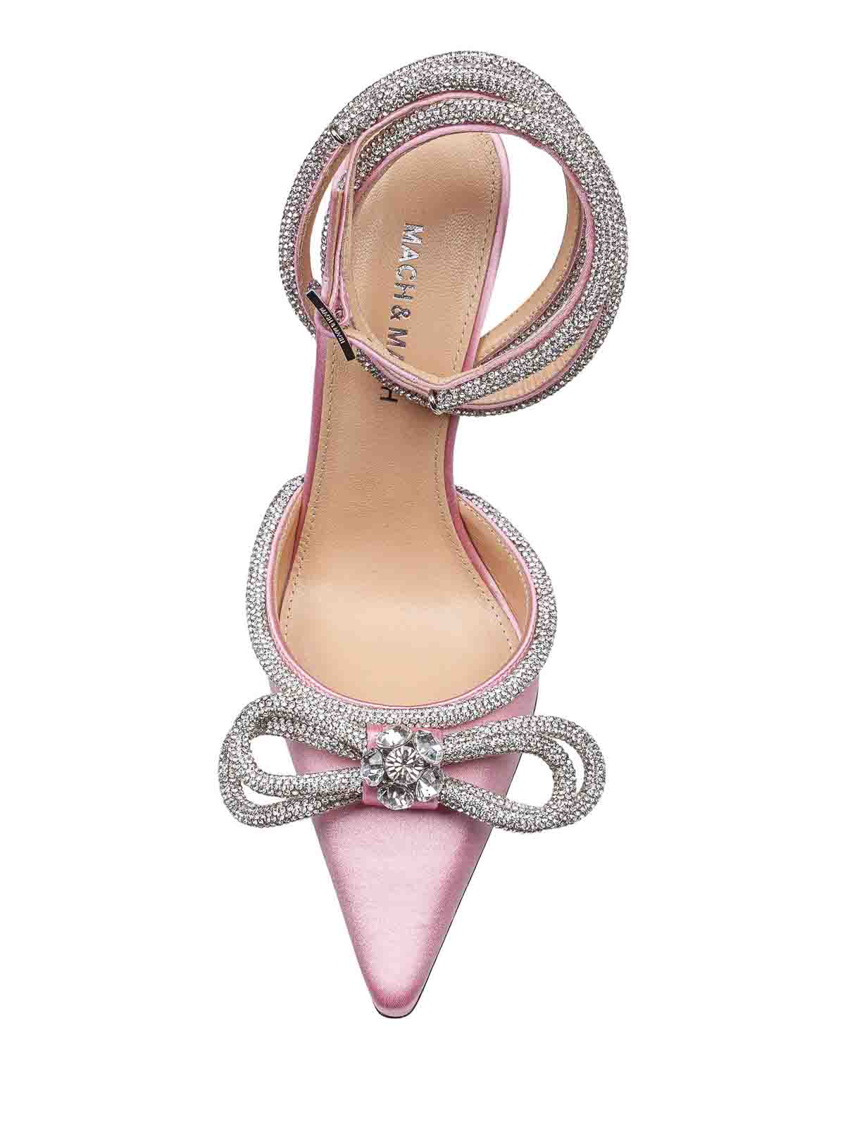 Double satin decollete with rhinestone bow FW200245 (MACH & MACH / パンプス・ハイヒール ) | MACH & MACH (マッハ&マッハ)(3)
