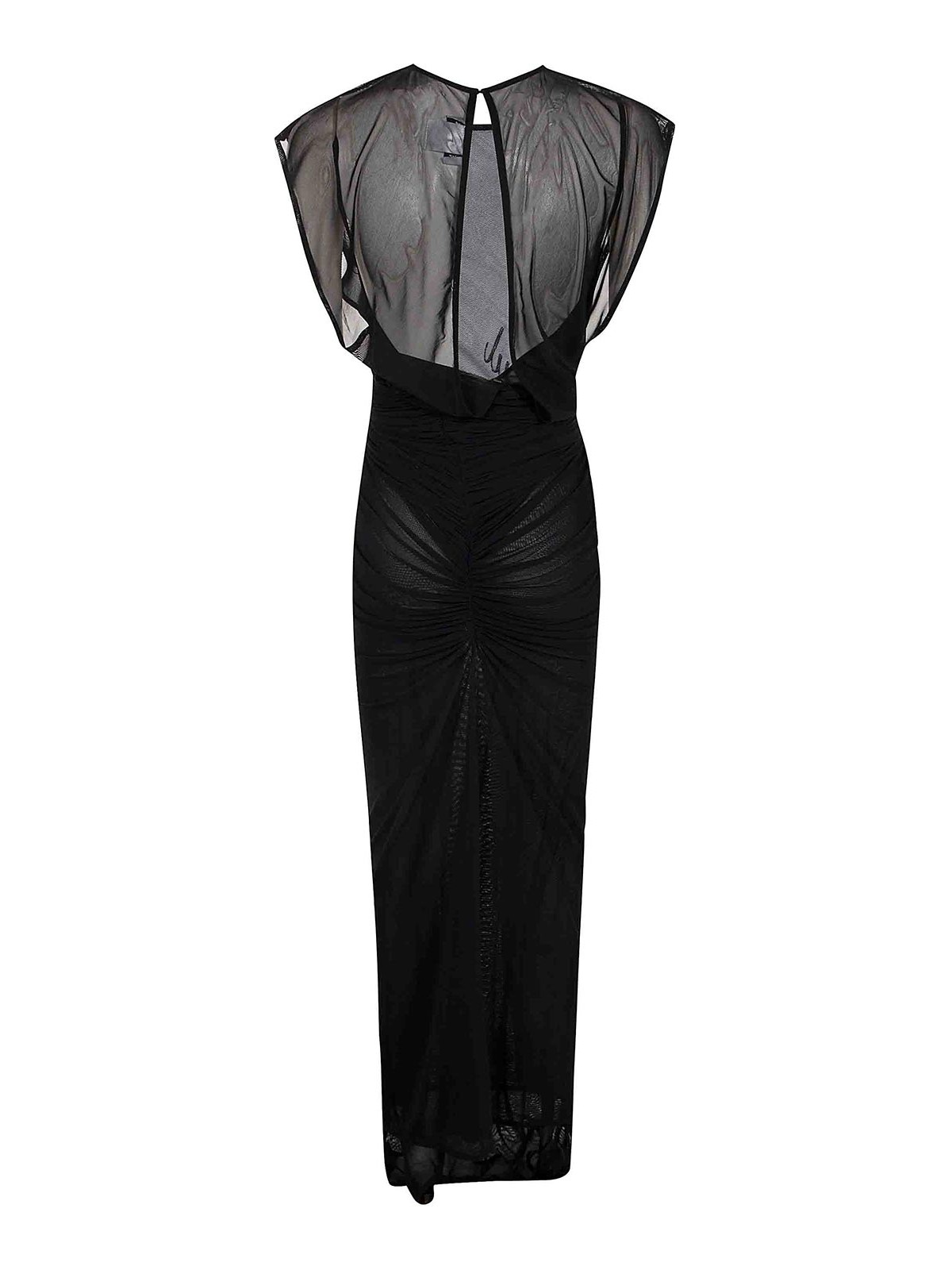 Mesh Open Back Sleeveless Dress Velvet Flock 2533FRO370IT0050000 (Jean Paul GAULTIER / ワンピース・ドレス・オールインワン ) | Jean Paul GAULTIER (ジャンポール ゴルチエ)(1)