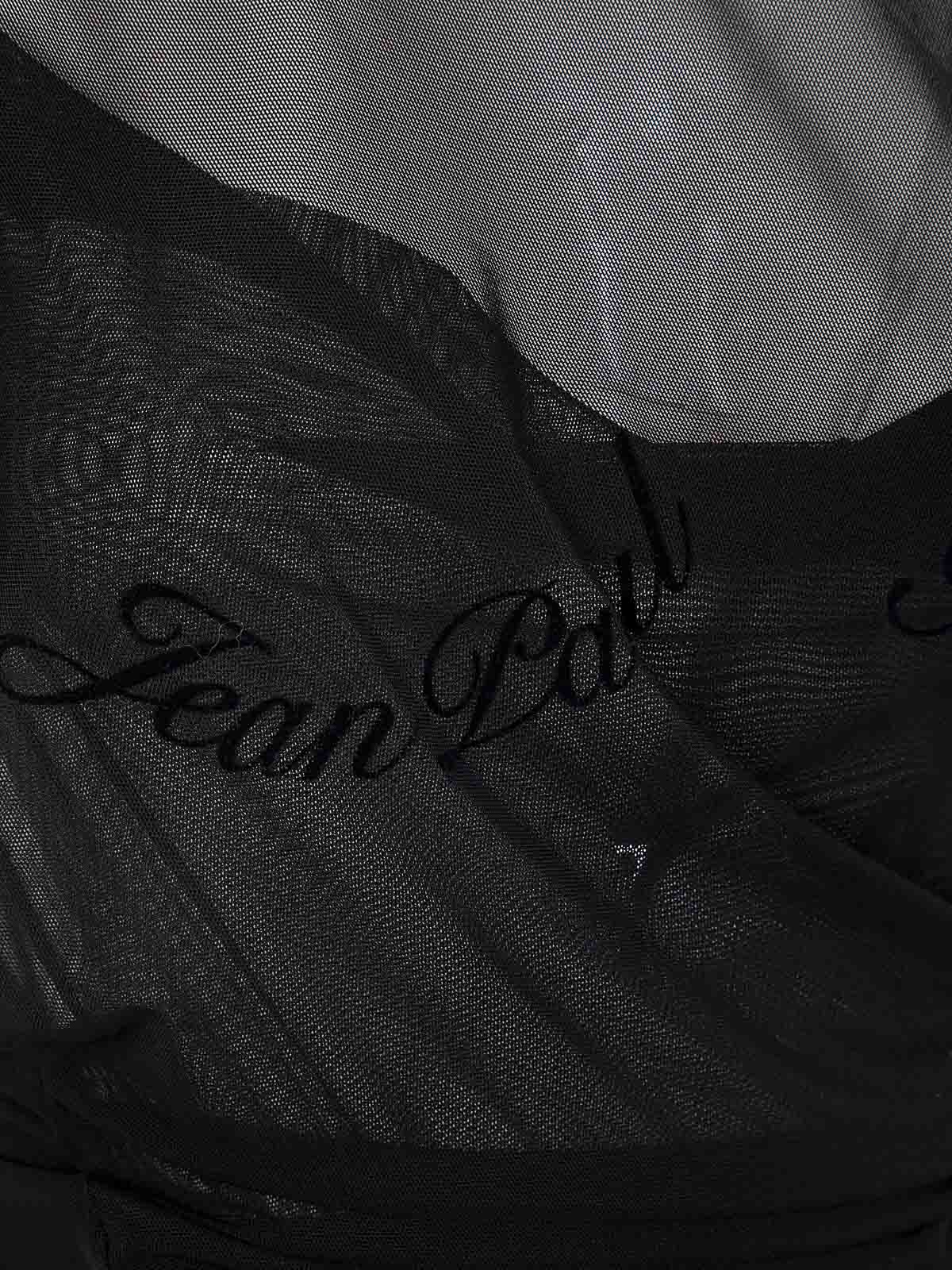 Mesh Open Back Sleeveless Dress Velvet Flock 2533FRO370IT0050000 (Jean Paul GAULTIER / ワンピース・ドレス・オールインワン ) | Jean Paul GAULTIER (ジャンポール ゴルチエ)(3)