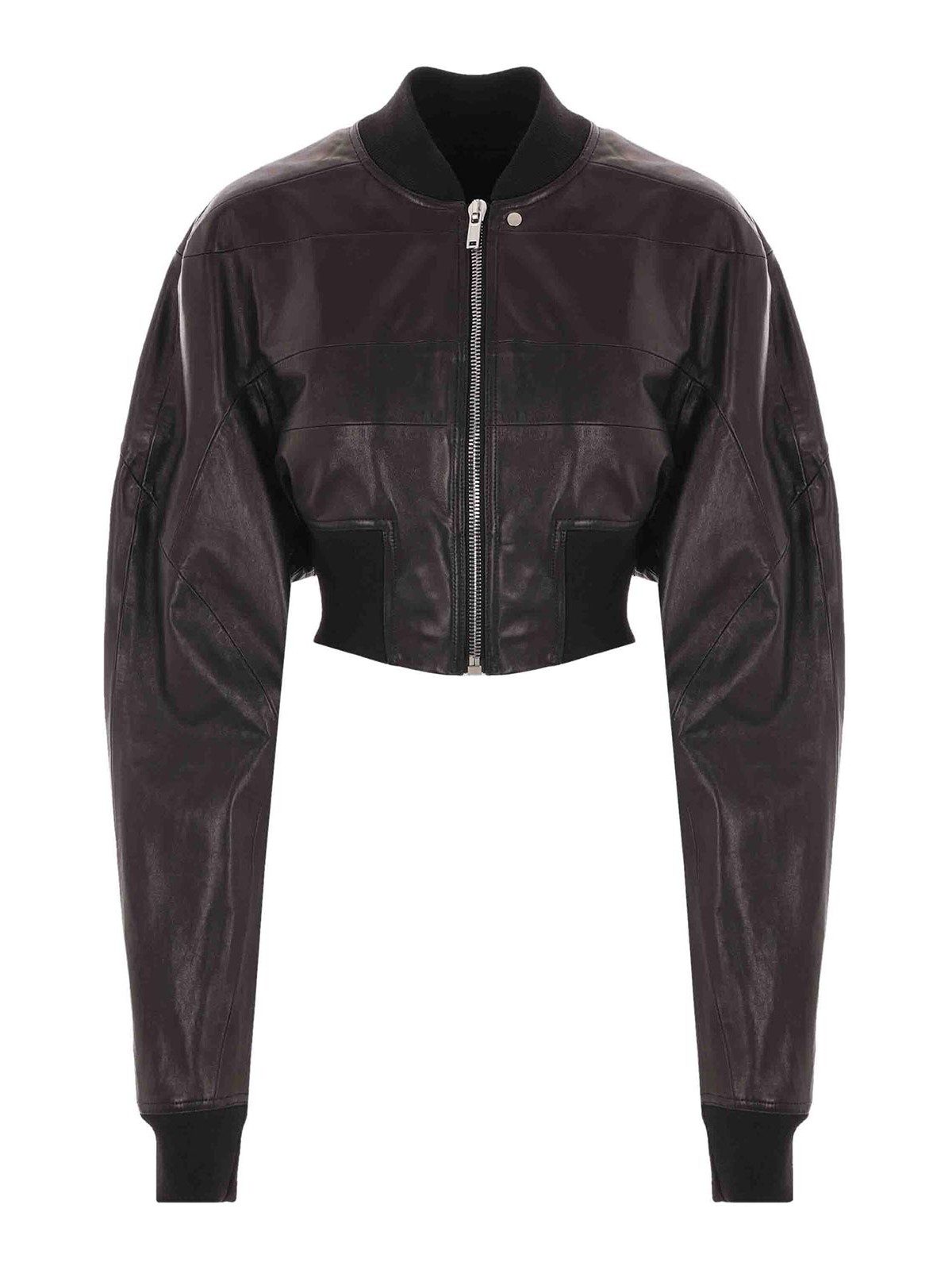 Girdered Bomber Cropped Leather RP01E7713LBY09 (Rick Owens / カジュアルジャケット・ベスト ) | Rick Owens (リック オウエンス)