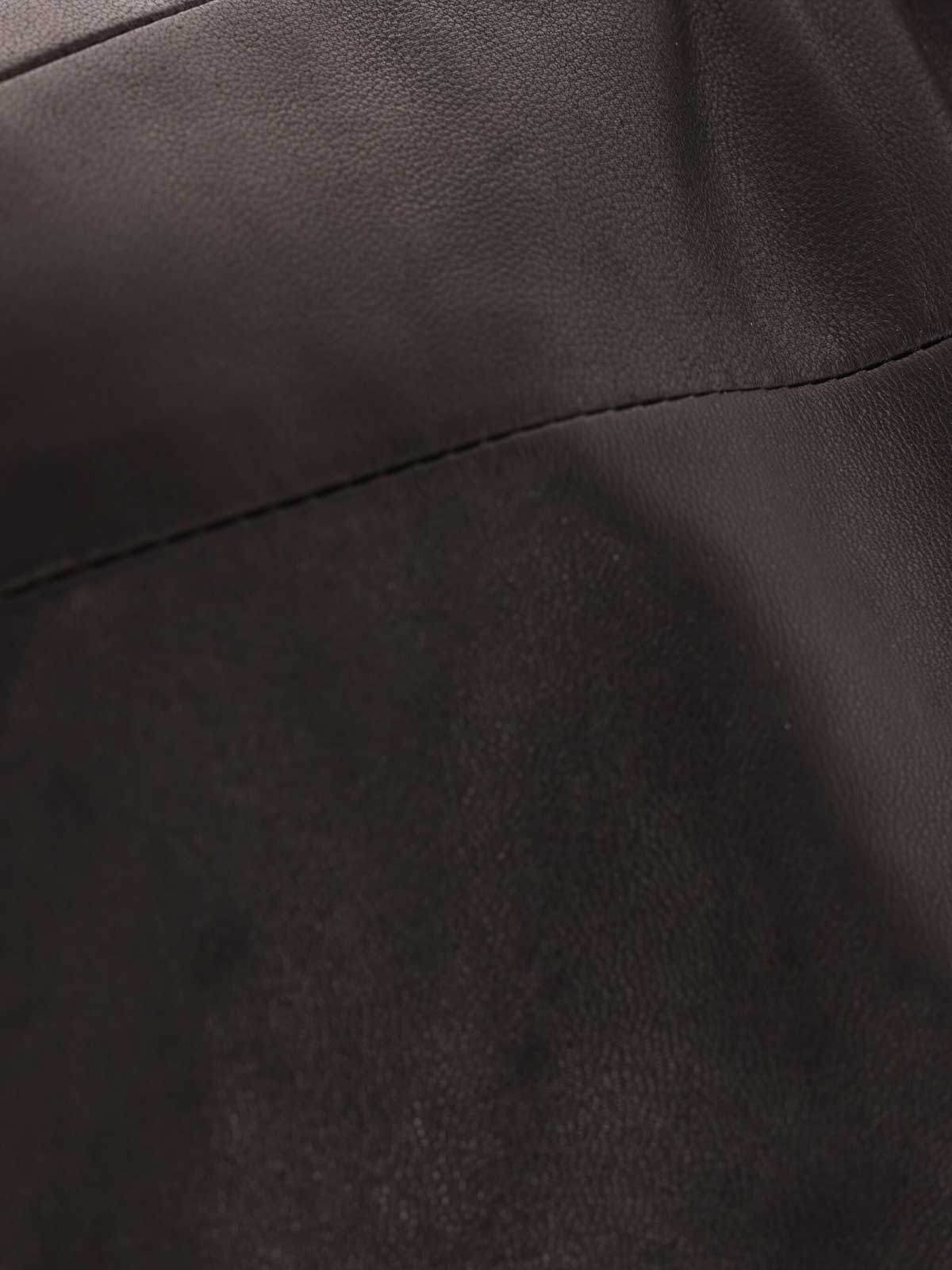Girdered Bomber Cropped Leather RP01E7713LBY09 (Rick Owens / カジュアルジャケット・ベスト ) | Rick Owens (リック オウエンス)(3)