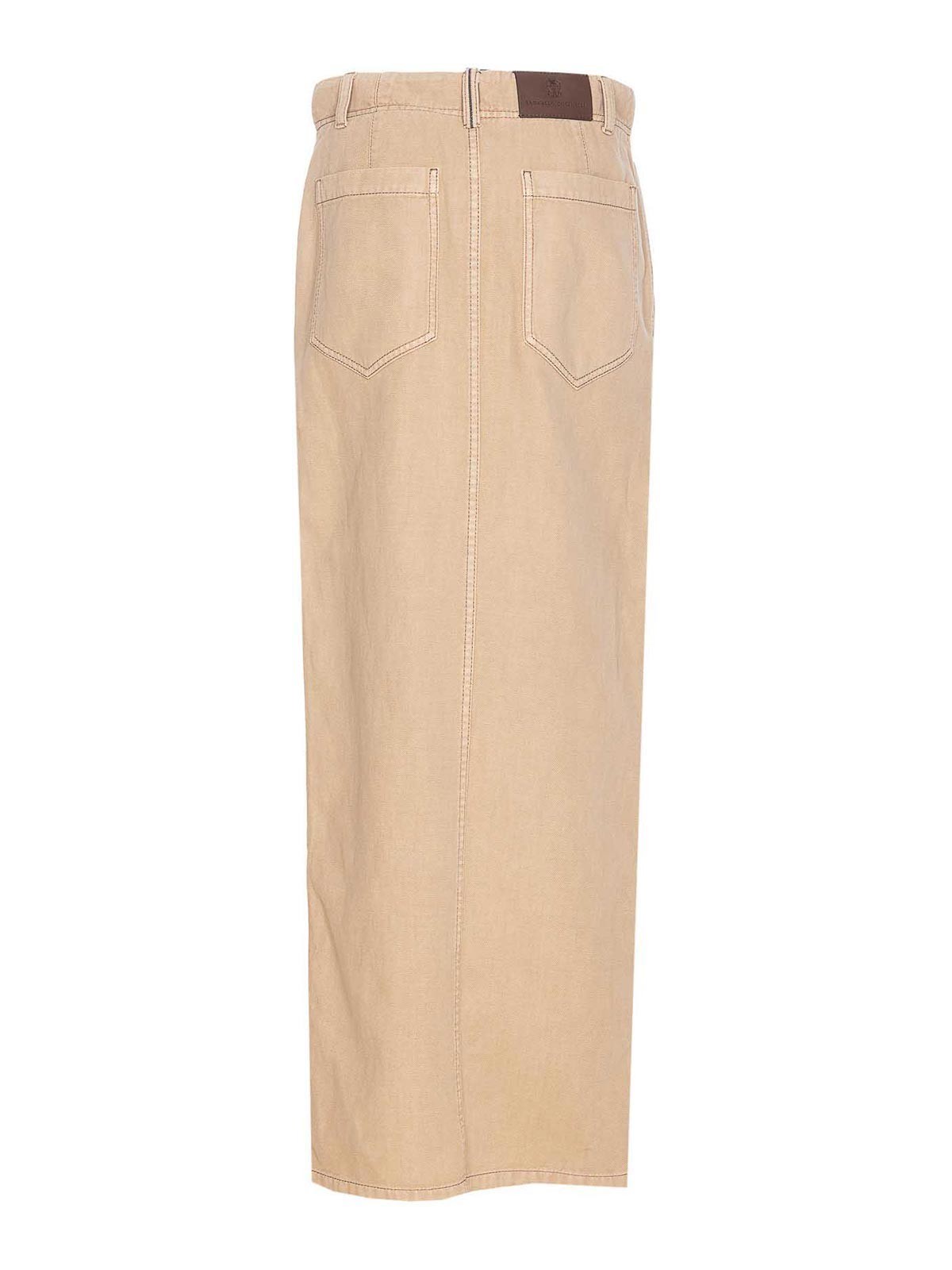 Chino Skirt With Jewels ML996G3822C2910 (Brunello Cucinelli / スカート ) | Brunello Cucinelli (ブルネロ・クチネリ)(1)