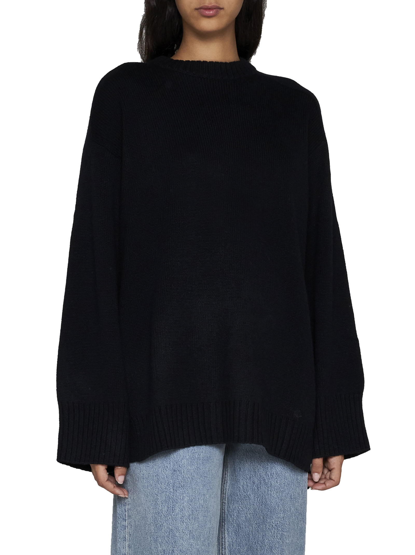 LOULOU STUDIO Sweaters Black SAFIBLACK (LOULOU STUDIO / ニット・セーター・カーディガン ) | LOULOU STUDIO (ルルスタジオ)(2)