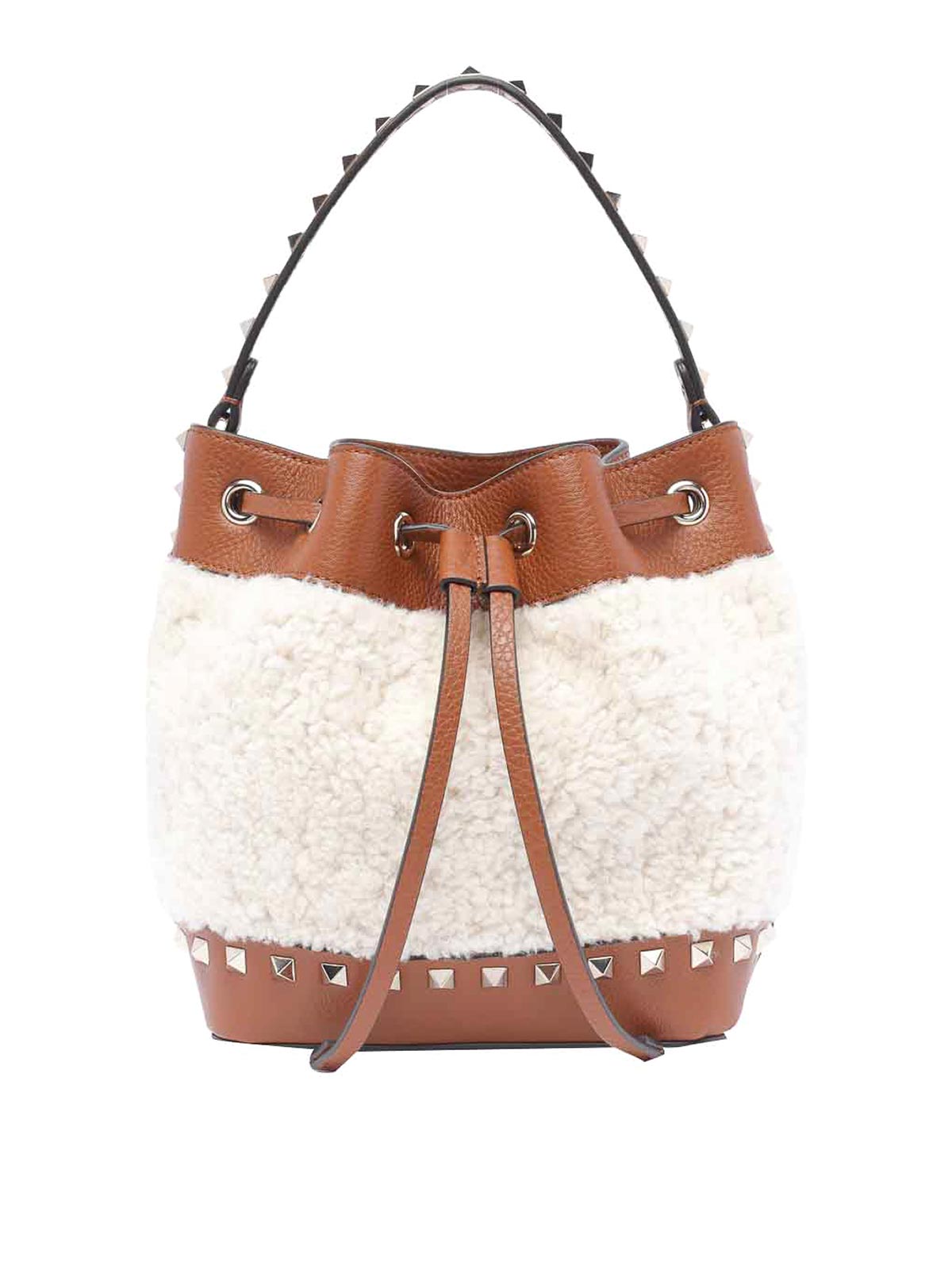 Rockstud Bucket Bag B0R11SMN43S (Valentino Garavani / ハンドバッグ・ショルダーバッグ ) | Valentino Garavani (ヴァレンティノ)