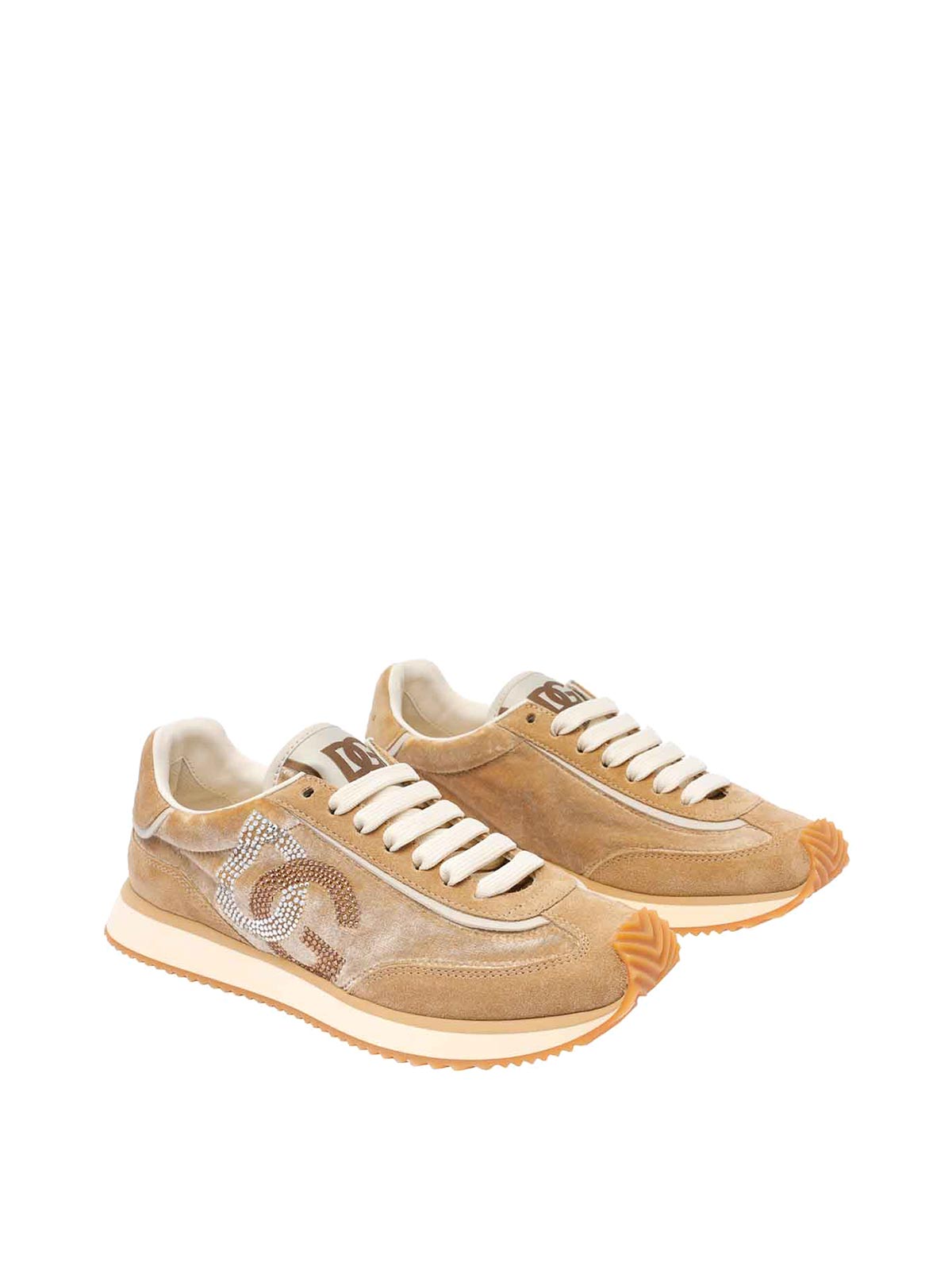A Cream And Camel Dg Cushion Sneakers CK2288A6N328W050 (Dolce & Gabbana / スニーカー ) | Dolce & Gabbana (ドルチェガッバーナ)(1)
