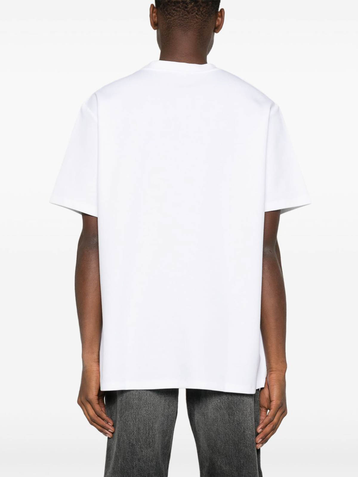 Embroidered T-shirt EH1EG010BC87GABBLANCNOIR (Balmain / Tシャツ・カットソー ) | Balmain (バルマン)(1)
