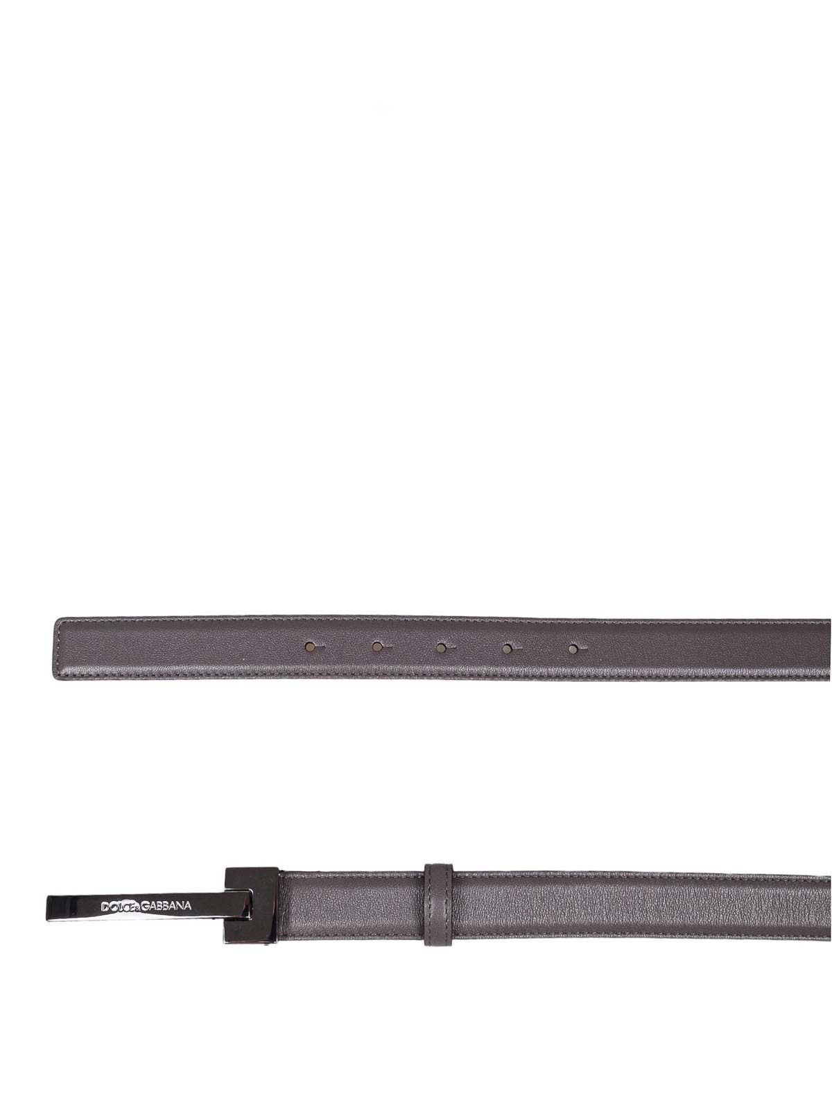 Dolce & Gabbana leather belt with logo buckle BC4870AV95680730 (Dolce & Gabbana / ベルト・サスペンダー ) | Dolce & Gabbana (ドルチェガッバーナ)(1)