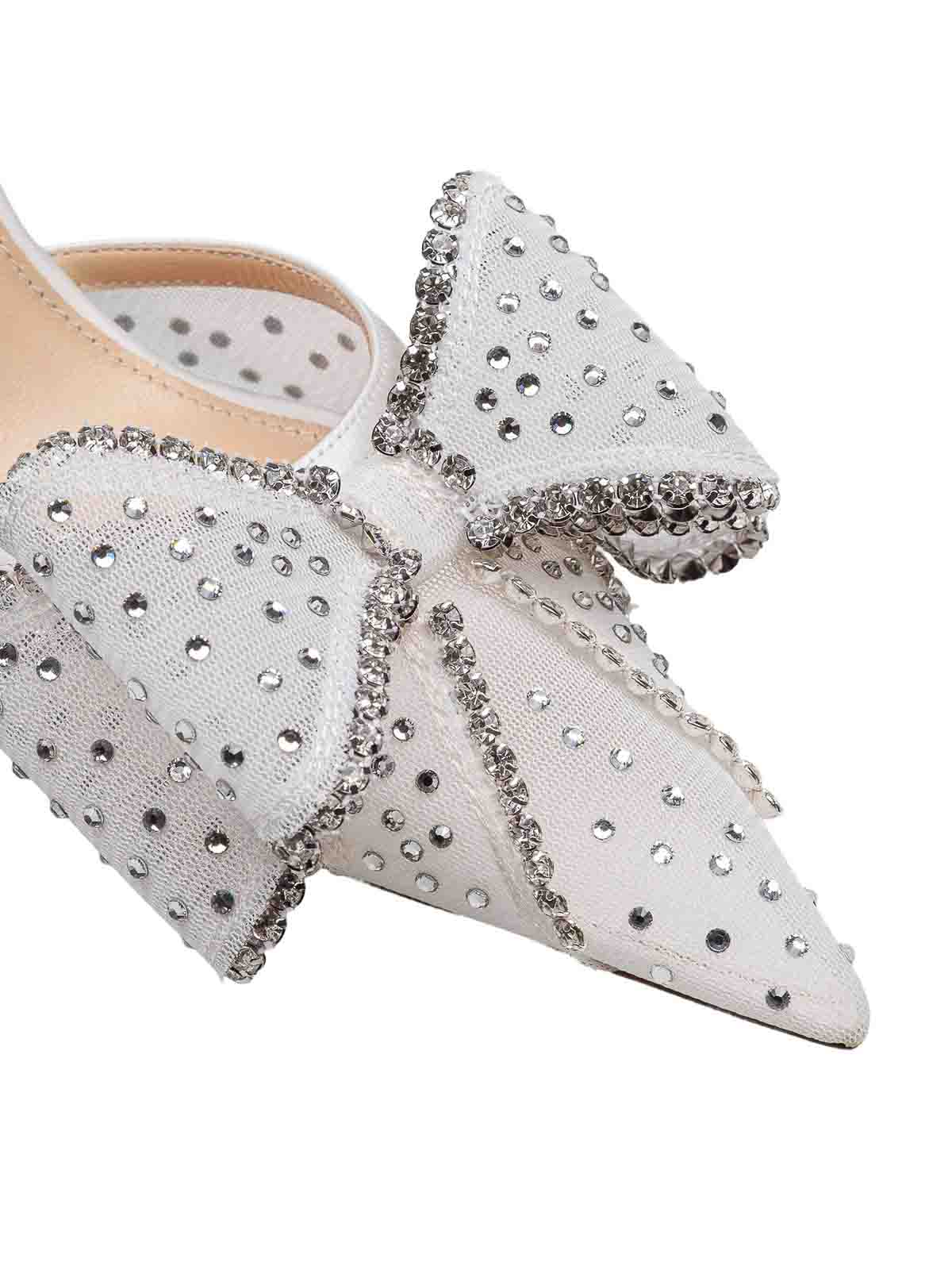 Decollete with applied crystals R25S0854 (MACH & MACH / パンプス・ハイヒール ) | MACH & MACH (マッハ&マッハ)(2)