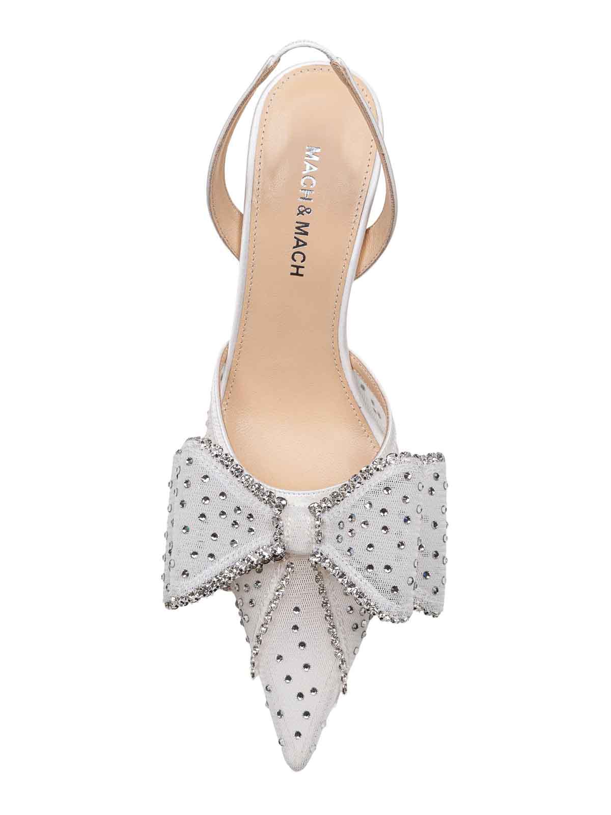 Decollete with applied crystals R25S0854 (MACH & MACH / パンプス・ハイヒール ) | MACH & MACH (マッハ&マッハ)(3)