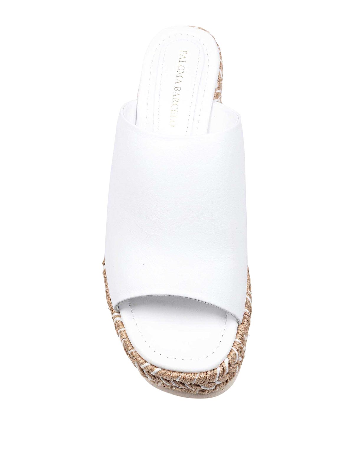 Paloma Slide Slide in leather 263201ALIDEWHITE (PALOMA BARCELÓ / サンダル ) | PALOMA BARCELÓ (パロマバルセロ)(1)