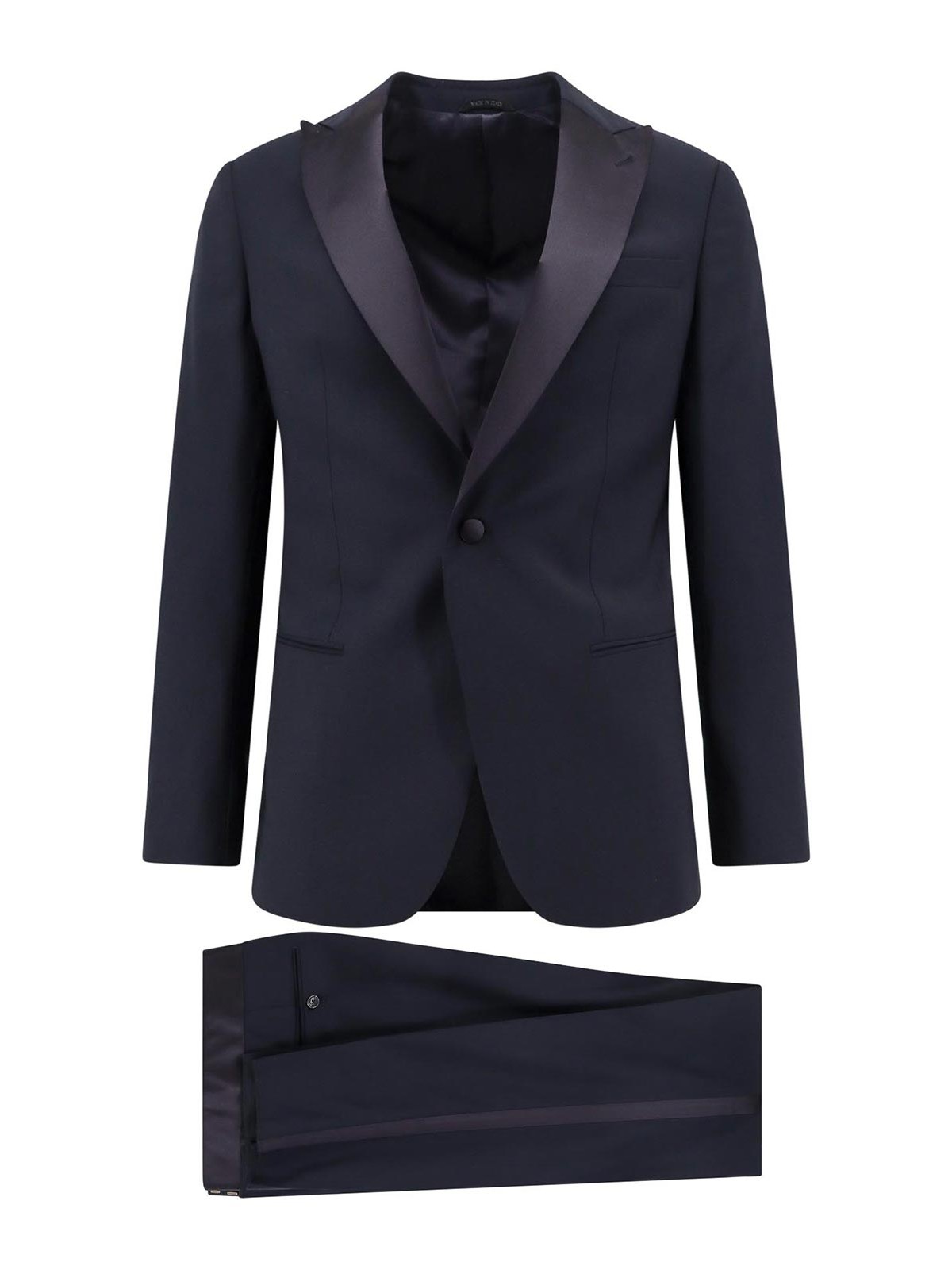Icon virgin wool tuxedo with satin profiles 2CGAS01MT00FMUBUV (GIORGIO ARMANI / スーツ ) | GIORGIO ARMANI (ジョルジオ アルマーニ)