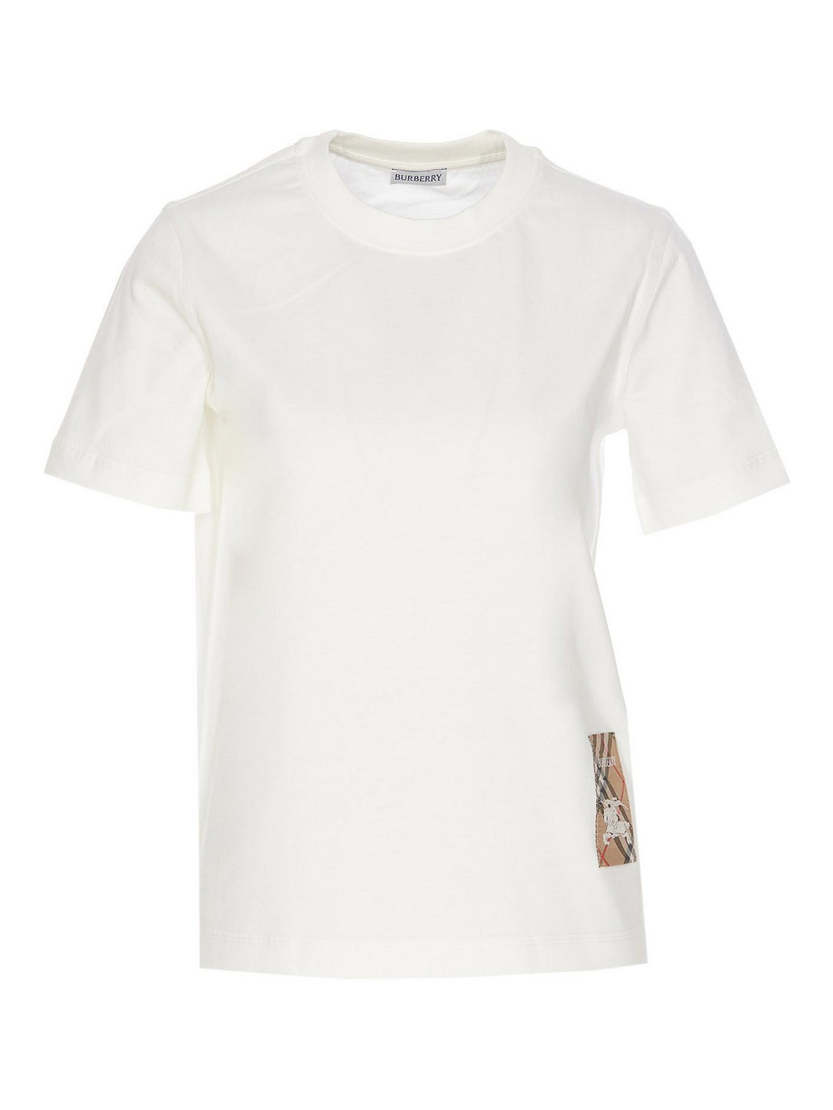 Check Label Cotton T-Shirt 8104886 (Burberry / Tシャツ・カットソー ) | Burberry (バーバリー)