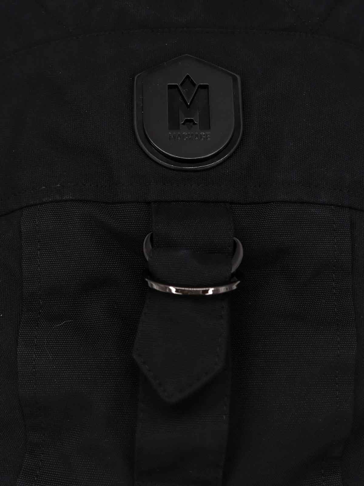 Padded nylon jacket with leather details DIXONNFRC0001 (MACKAGE / レザー&ファージャケット・コート ) | MACKAGE (マッカージュ)(2)