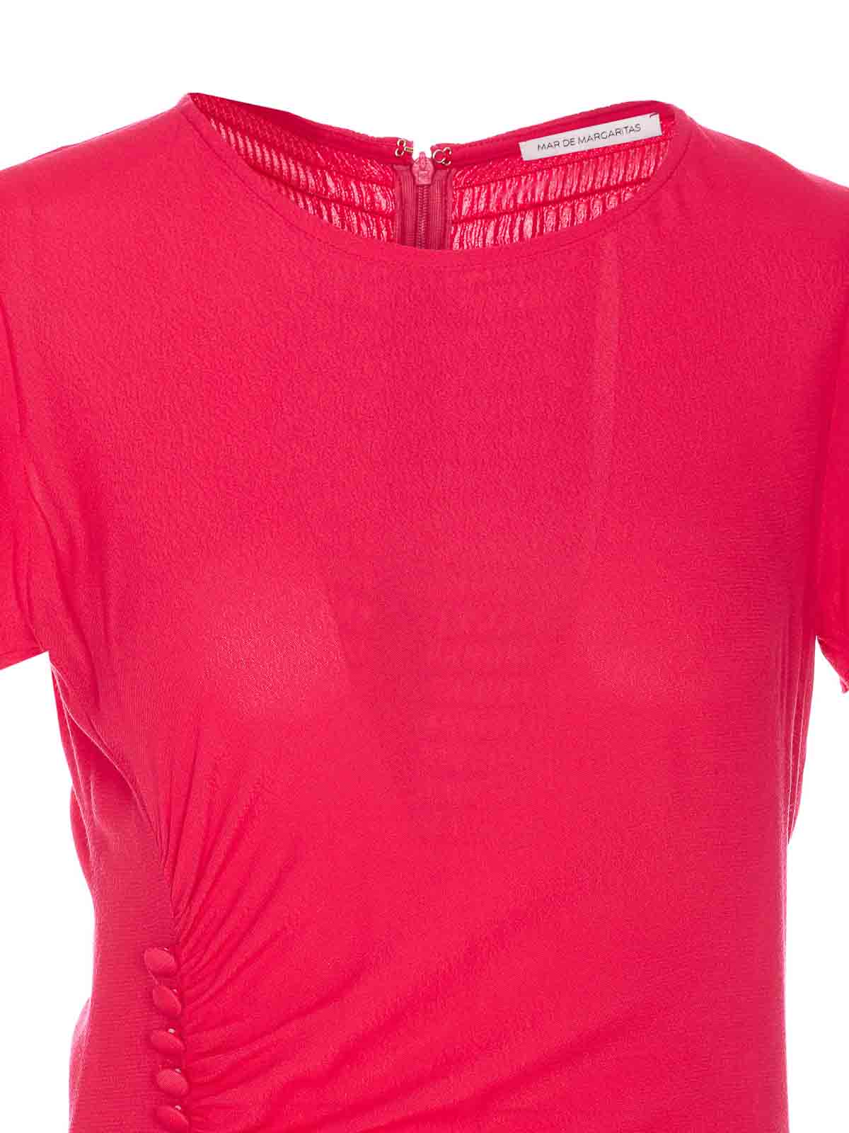 Fuchsia Kristel Dress MMABW01164VI08 (MAR DE MARGARITAS / ワンピース・ドレス・オールインワン ) | MAR DE MARGARITAS (マール デ マルガリータス)(3)