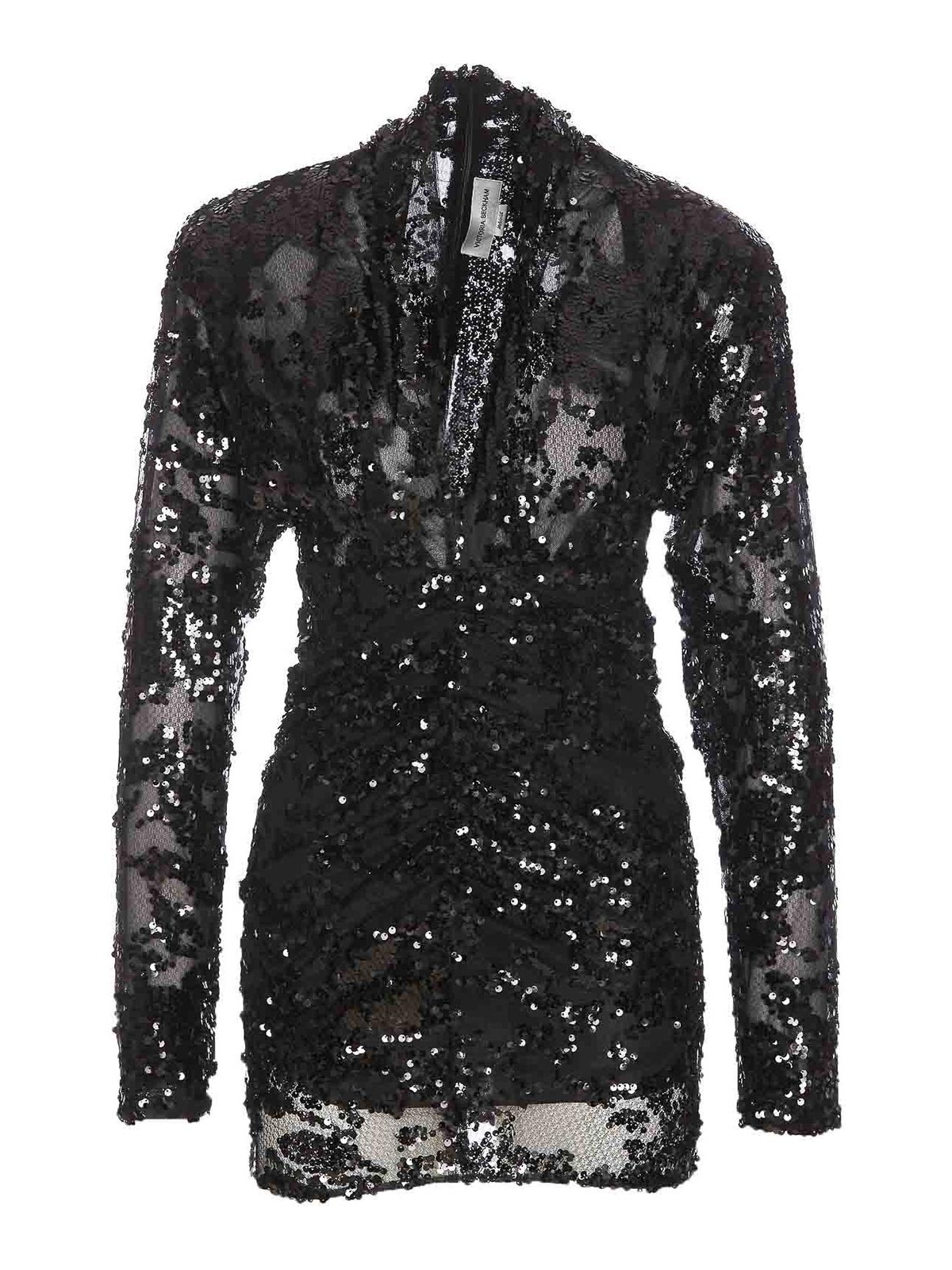 Black Sequins Dress DR006339A1 (VICTORIA BECKHAM / ワンピース・ドレス・オールインワン ) | VICTORIA BECKHAM (ヴィクトリア ベッカム)