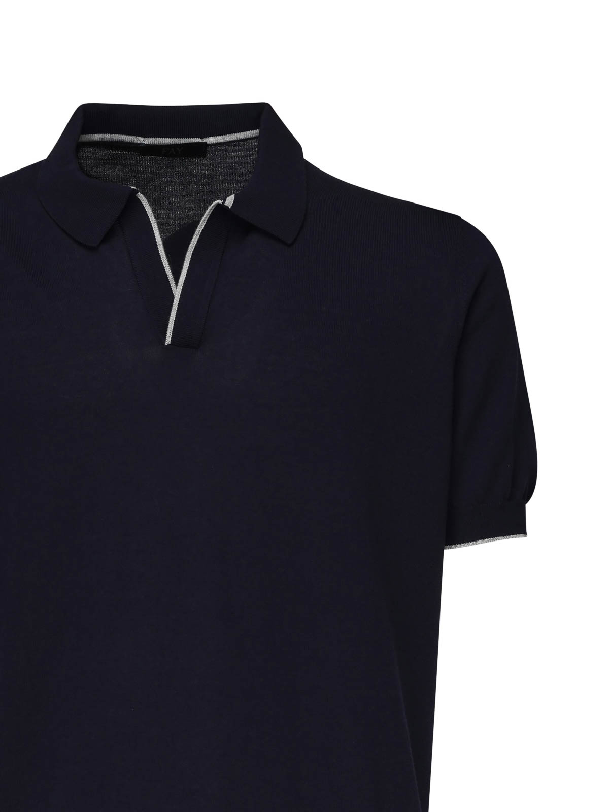 Knitted Polo Shirt NMMC1501740VHY00V7 (Fay / ポロシャツ ) | Fay (フェイ)(2)