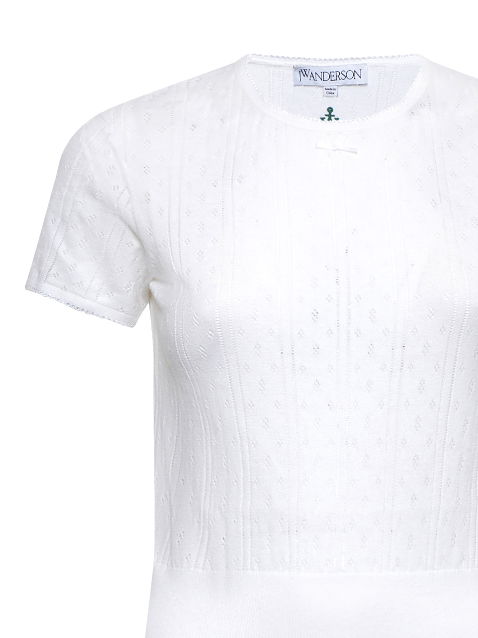 JW ANDERSON T-shirts and Polos White KW1276YN0389001 (JW Anderson / Tシャツ・カットソー ) | JW Anderson (ジェイダブリュー アンダーソン)(2)