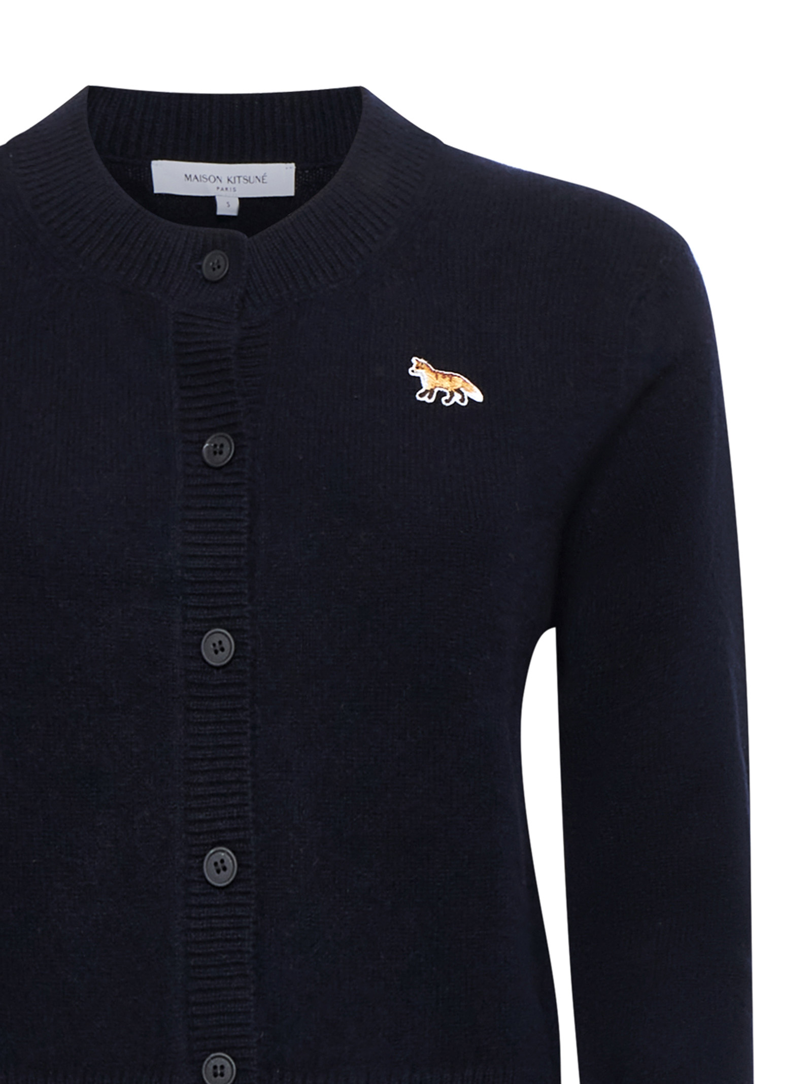 MAISON KITSUNE' Sweaters Blue LW00508KT1006P480 (Maison Kitsuné / ニット・セーター・カーディガン ) | Maison Kitsuné (メゾン キツネ)(2)