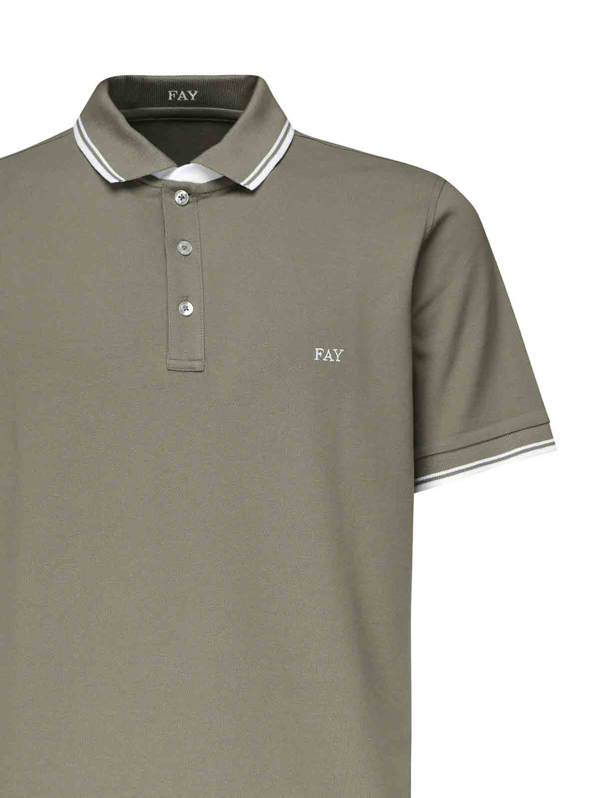 Polo Shirt With Logo NPMB250140STDWV201 (Fay / ポロシャツ ) | Fay (フェイ)(2)