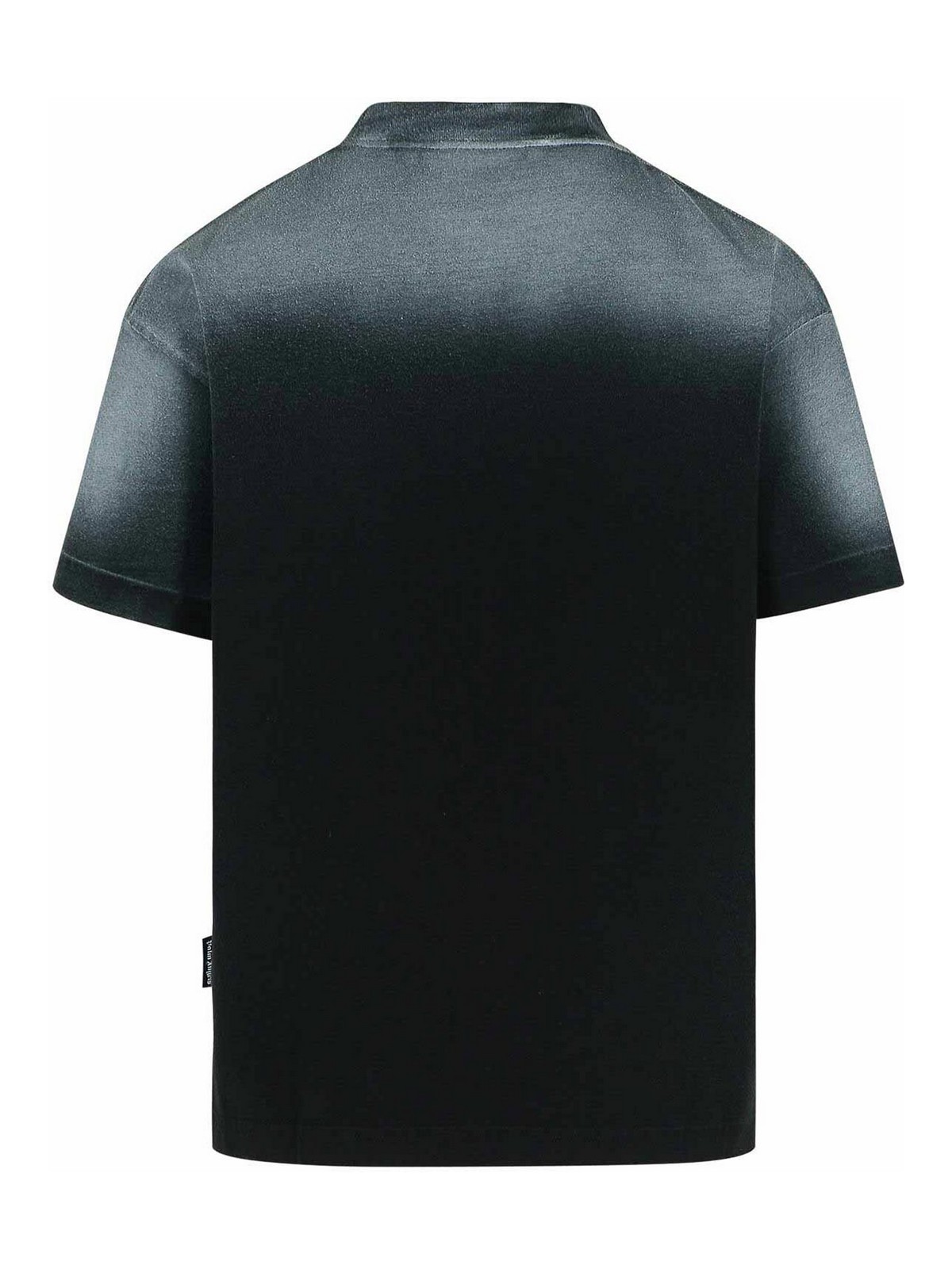 Paradise Black Cotton T-Shirt PMAA001S25JER0011018 (Palm Angels / Tシャツ・カットソー ) | Palm Angels (パームエンジェルス)(1)