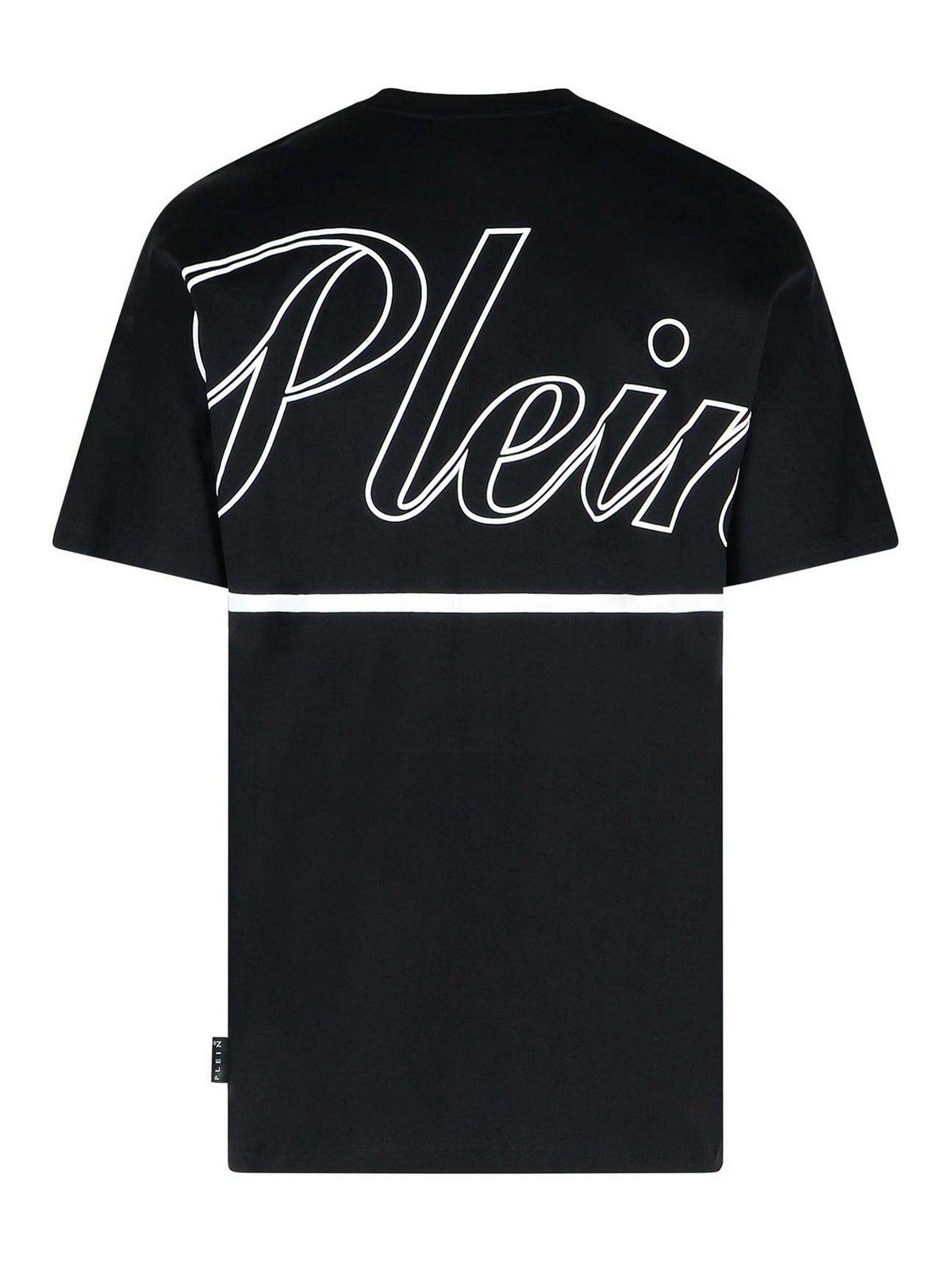 Black Cotton T-Shirt SAECMTK8063PJY002N0201 (PHILIPP PLEIN / Tシャツ・カットソー ) | PHILIPP PLEIN (フィリップ プレイン)(1)
