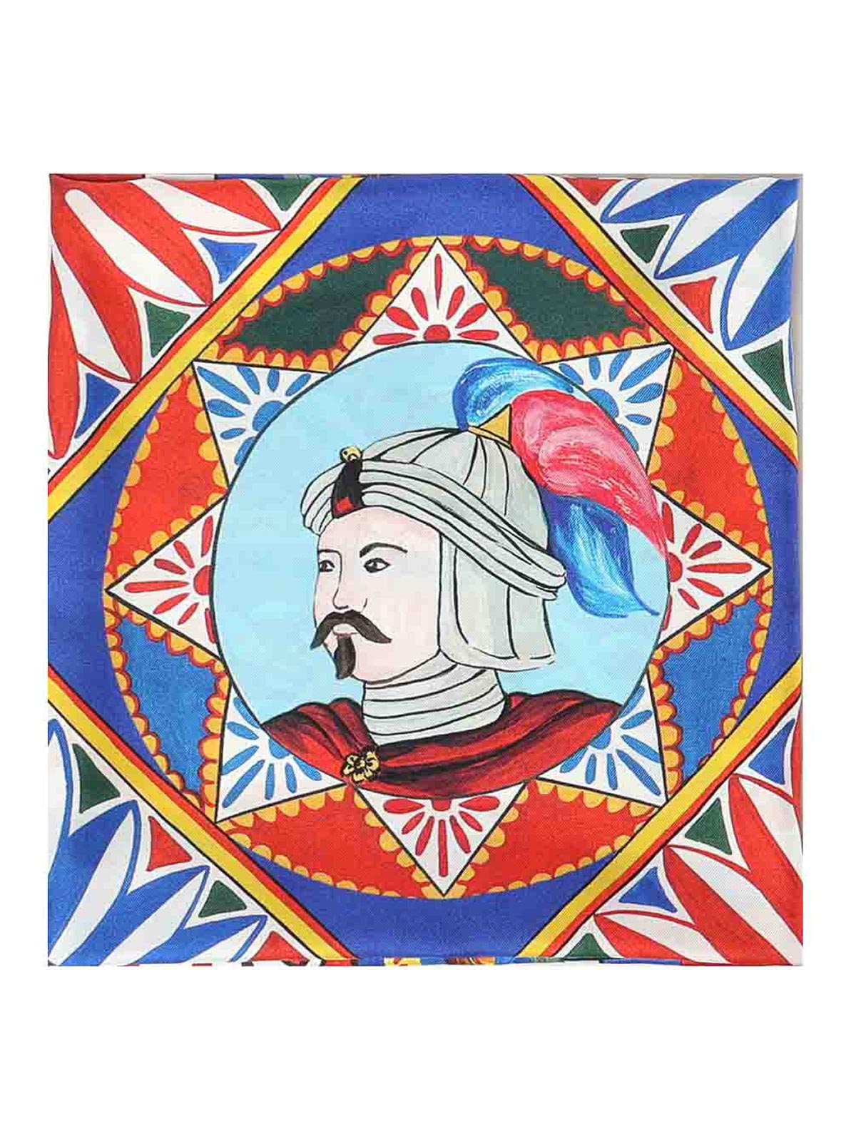 Scarf With Cart Print FN087RFI1T1HH01E (Dolce & Gabbana / スカーフ・マフラー ) | Dolce & Gabbana (ドルチェガッバーナ)