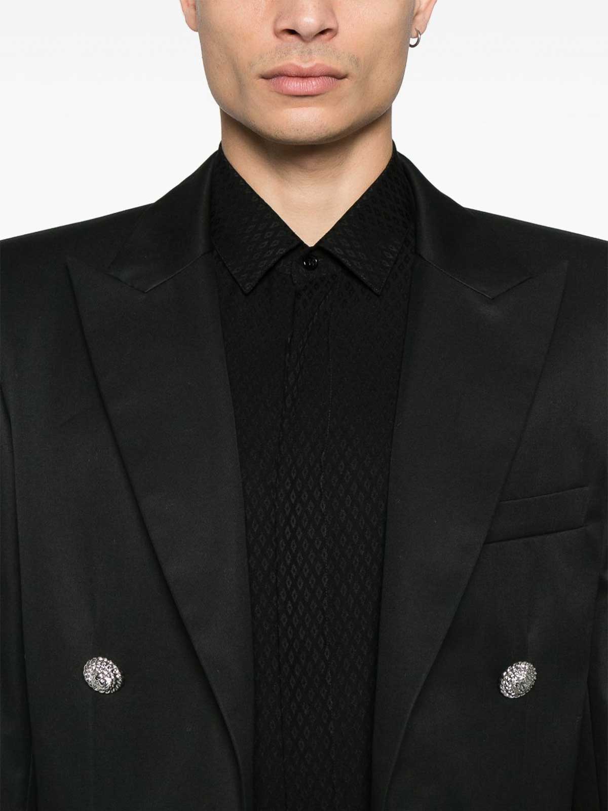 Cotton Blazer EH1SG165CF740PA (Balmain / ブレザー・ジャケット ) | Balmain (バルマン)(4)