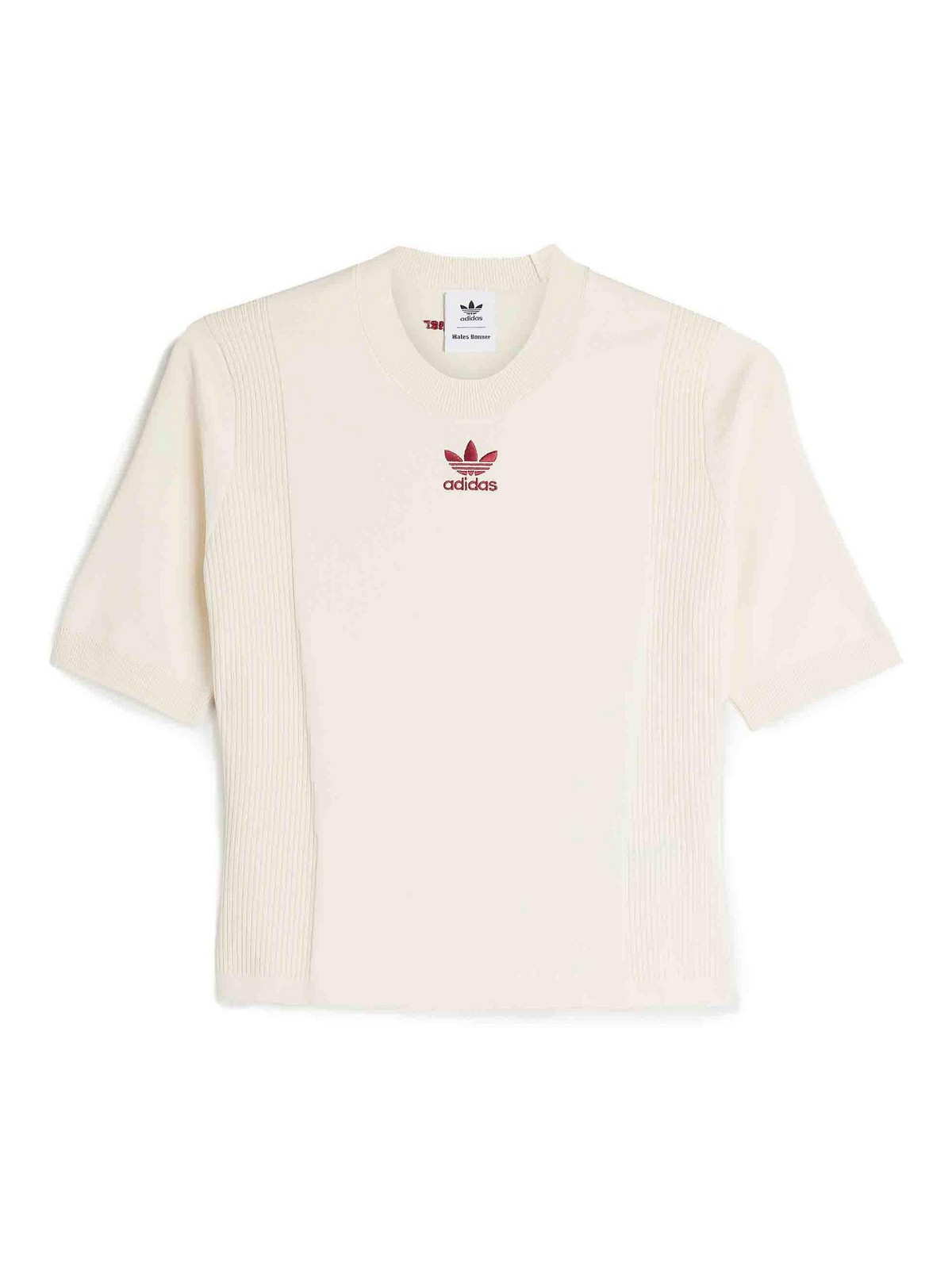 Medium Sleeve Knit Mock JL9587WONDERWHITE (adidas Originals / ニット・セーター・カーディガン ) | adidas Originals (アディダス オリジナルス)