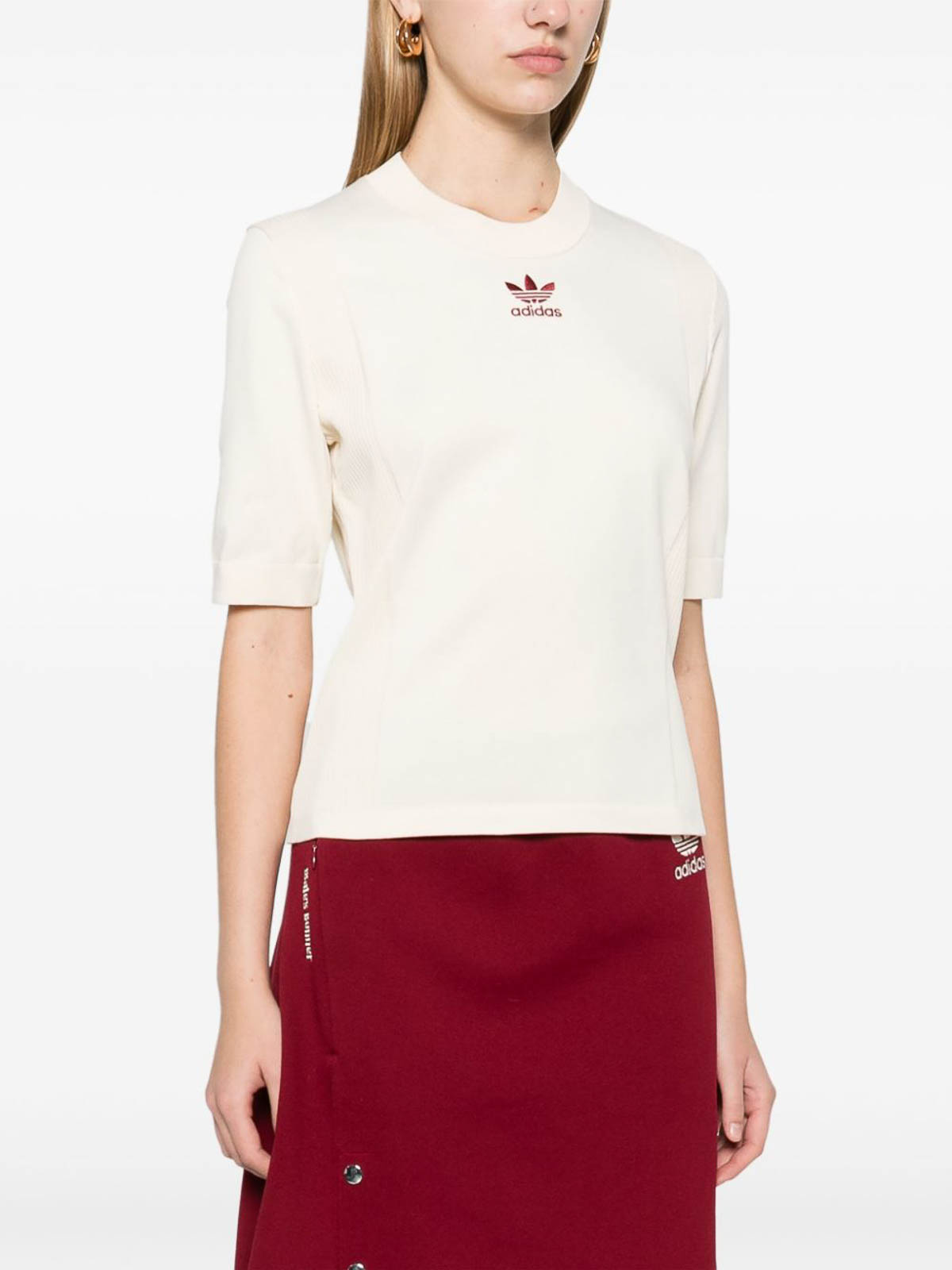 Medium Sleeve Knit Mock JL9587WONDERWHITE (adidas Originals / ニット・セーター・カーディガン ) | adidas Originals (アディダス オリジナルス)(2)
