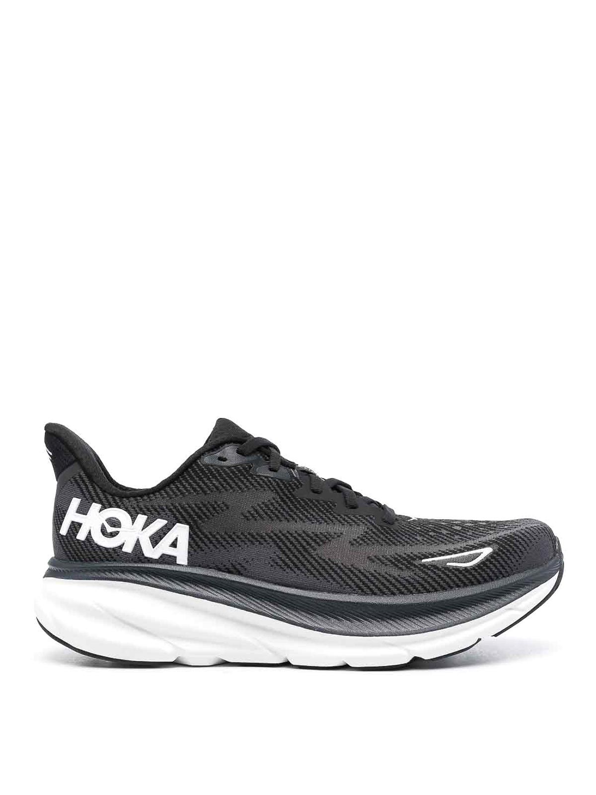 Clifton 9 Lace-Up Sneakers 1127895MCLIFTON9BWHT (HOKA ONE ONE / スニーカー ) | HOKA ONE ONE (ホカオネオネ)