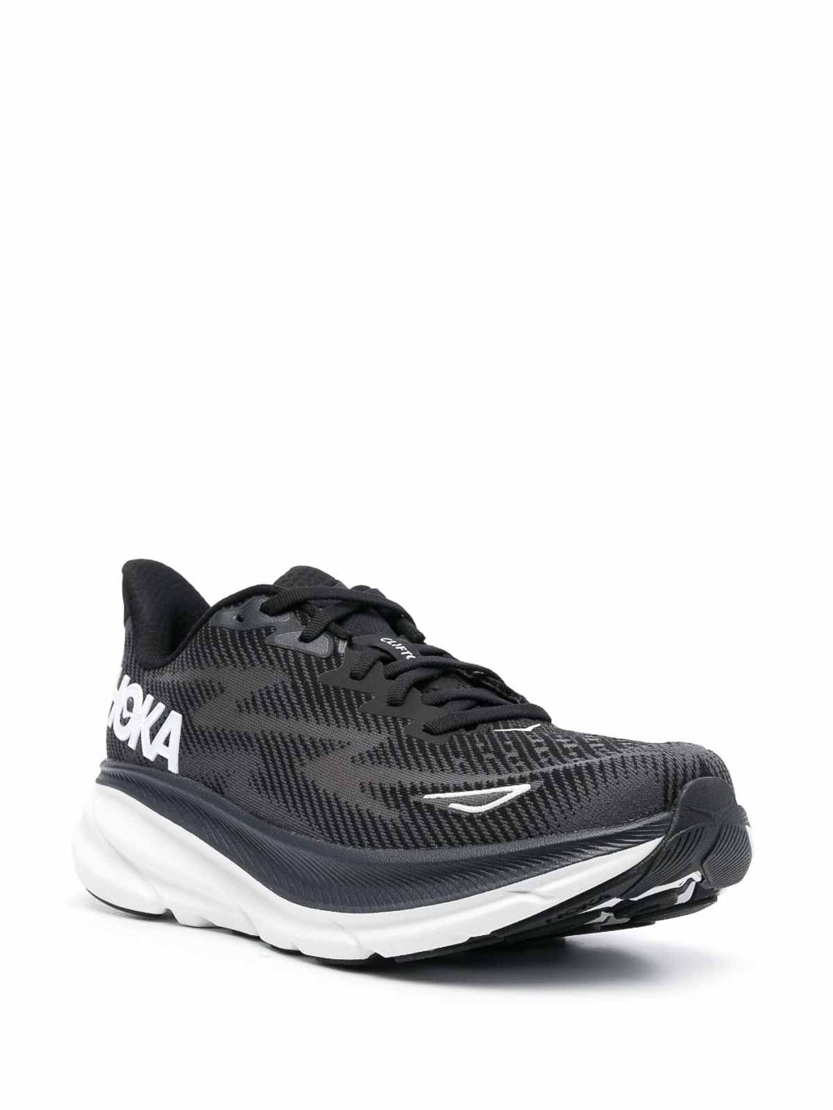 Clifton 9 Lace-Up Sneakers 1127895MCLIFTON9BWHT (HOKA ONE ONE / スニーカー ) | HOKA ONE ONE (ホカオネオネ)(1)