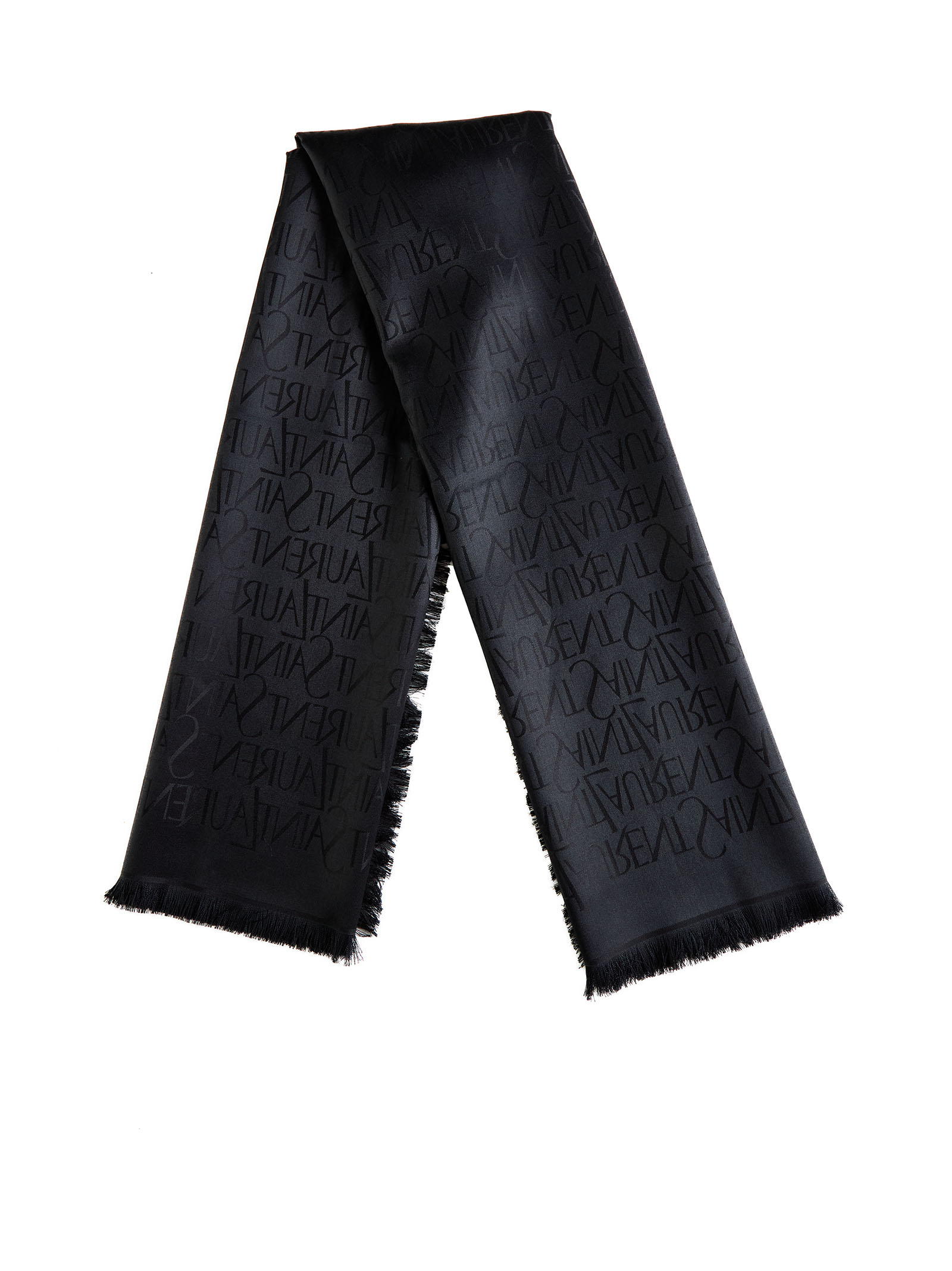 Saint Laurent Scarfs Black 7379303YN211000 (Saint Laurent / スカーフ・マフラー ) | Saint Laurent (サンローラン)(2)