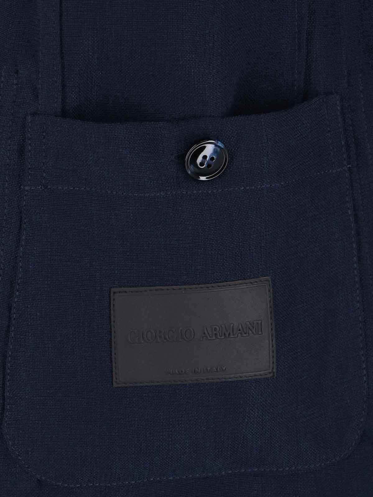 Blazer Doppiopetto GM001420TE10069UB115 (GIORGIO ARMANI / ブレザー・ジャケット ) | GIORGIO ARMANI (ジョルジオ アルマーニ)(4)