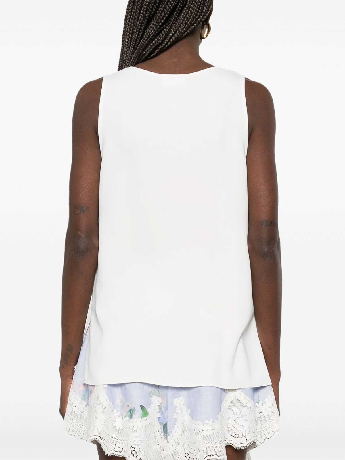 White Thank Top D313080PANTY25002 (P.A.R.O.S.H. / タンクトップ・キャミソール ) | P.A.R.O.S.H. (パロッシュ)(2)