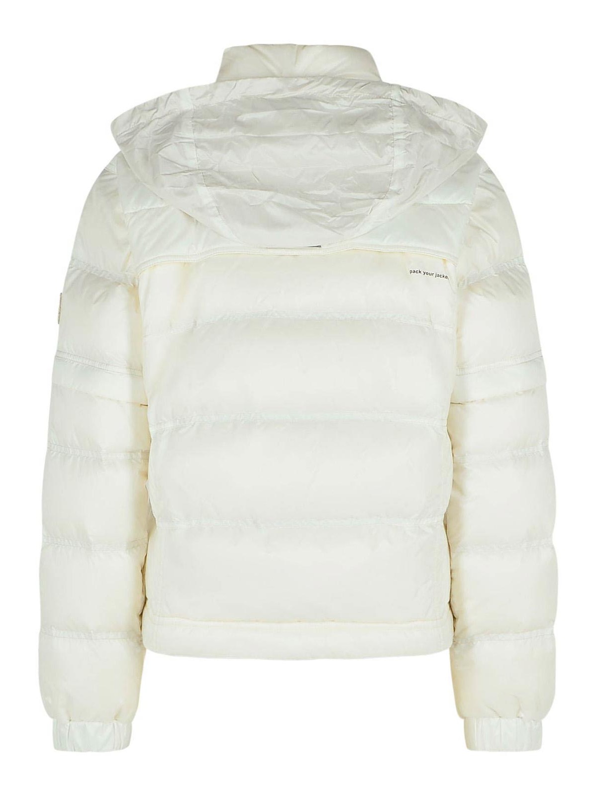 Mauduit White Polyester Bomber Jacket 0981A00020597YF034 (Moncler / ダウンジャケット・コート ) | Moncler (モンクレール)(1)